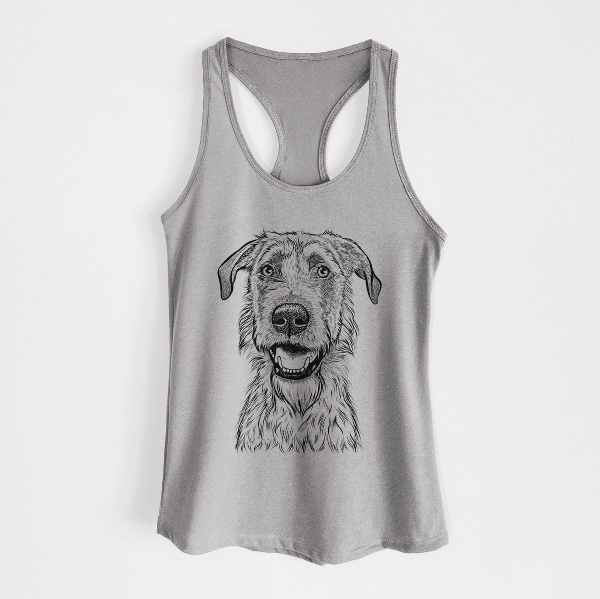 Griffin the Irish Wolfhound - Women&#39;s Racerback Tanktop