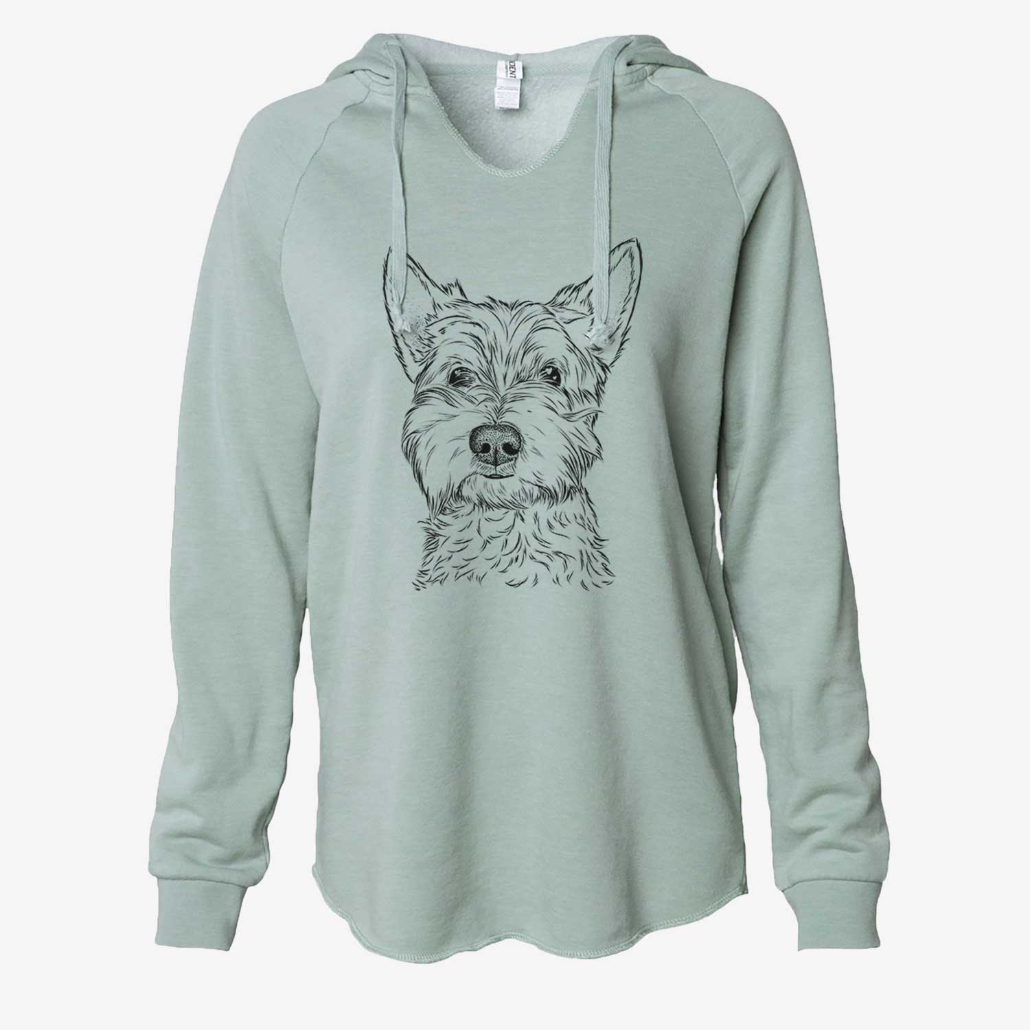 Grizel the West Highland Terrier - Cali Wave Hooded Sweatshirt