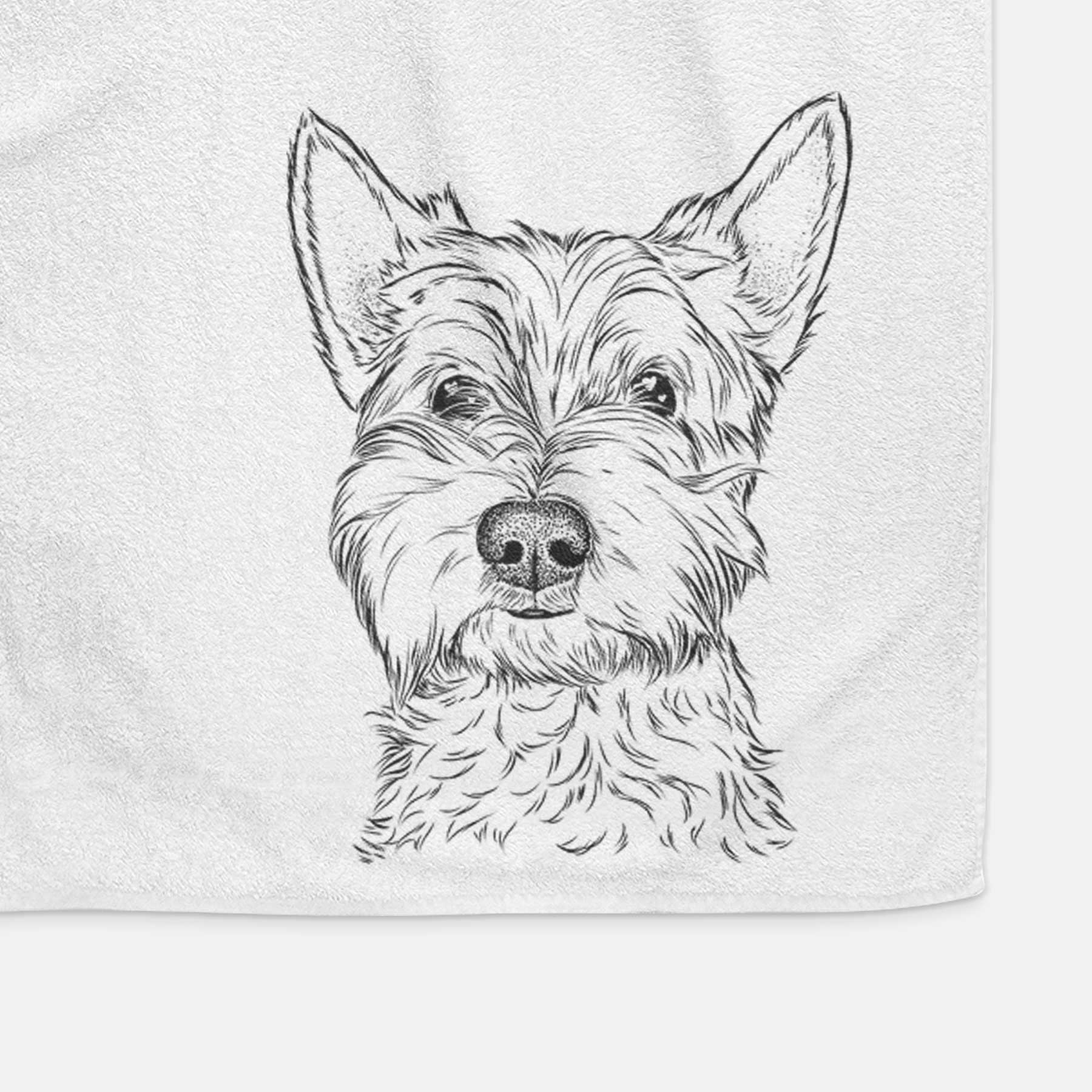 Grizel the West Highland Terrier Decorative Hand Towel