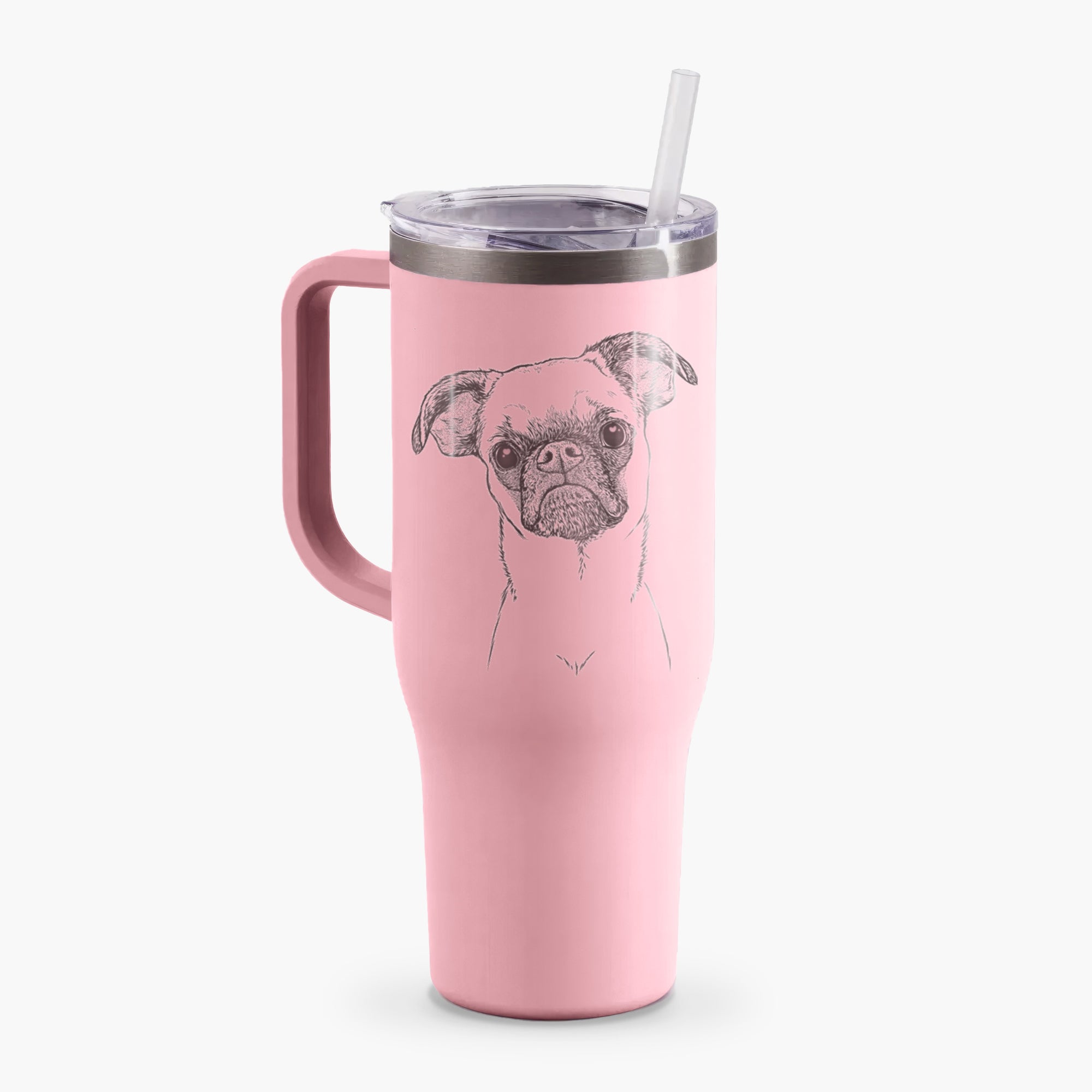 Groot the Brussels Griffon - 40oz Tumbler with Handle