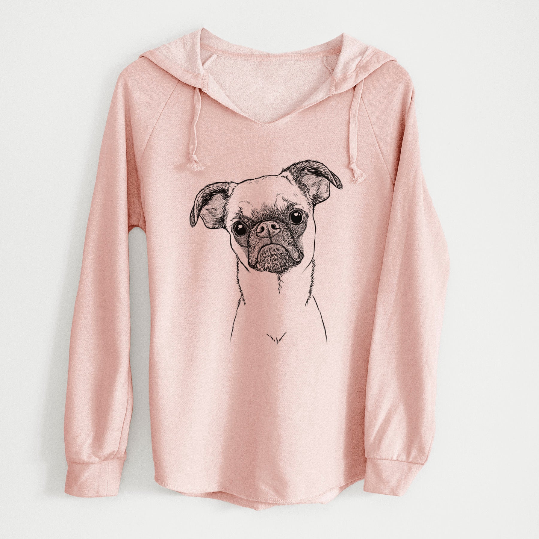 Bare Groot the Brussels Griffon - Cali Wave Hooded Sweatshirt