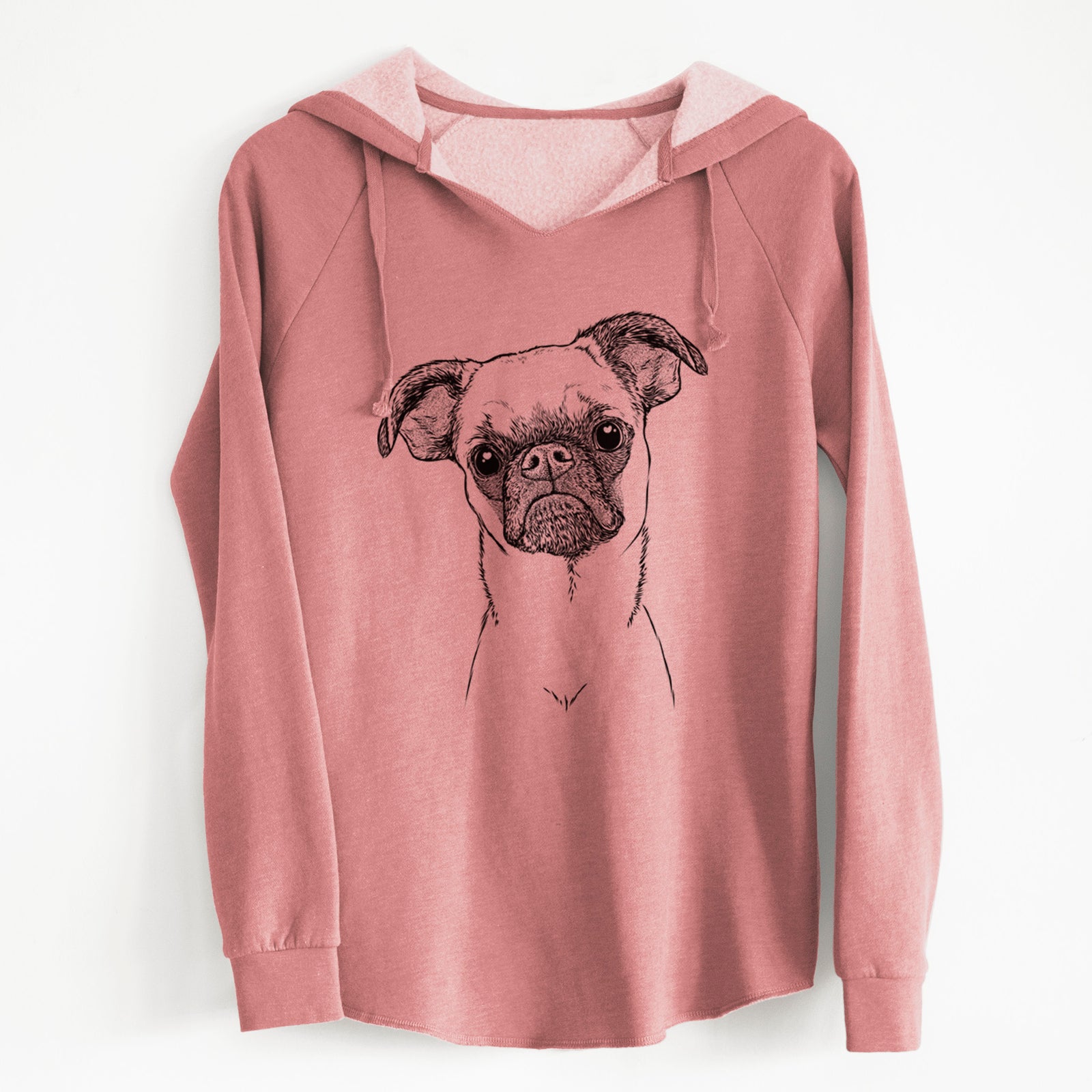 Bare Groot the Brussels Griffon - Cali Wave Hooded Sweatshirt