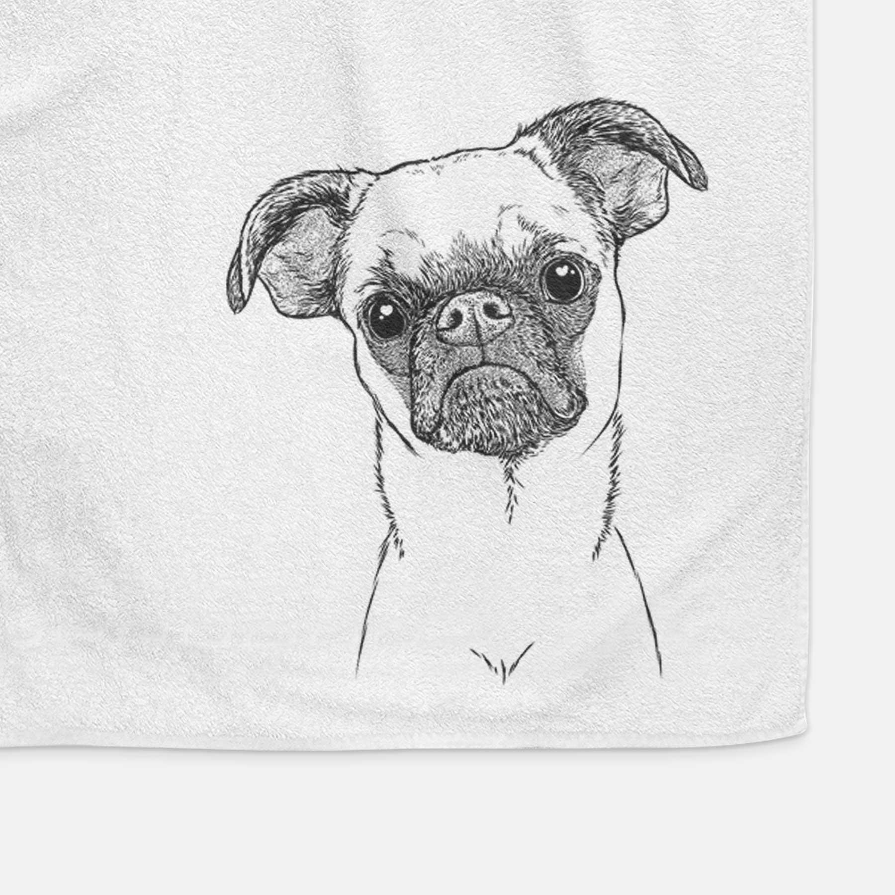 Groot the Brussels Griffon Decorative Hand Towel