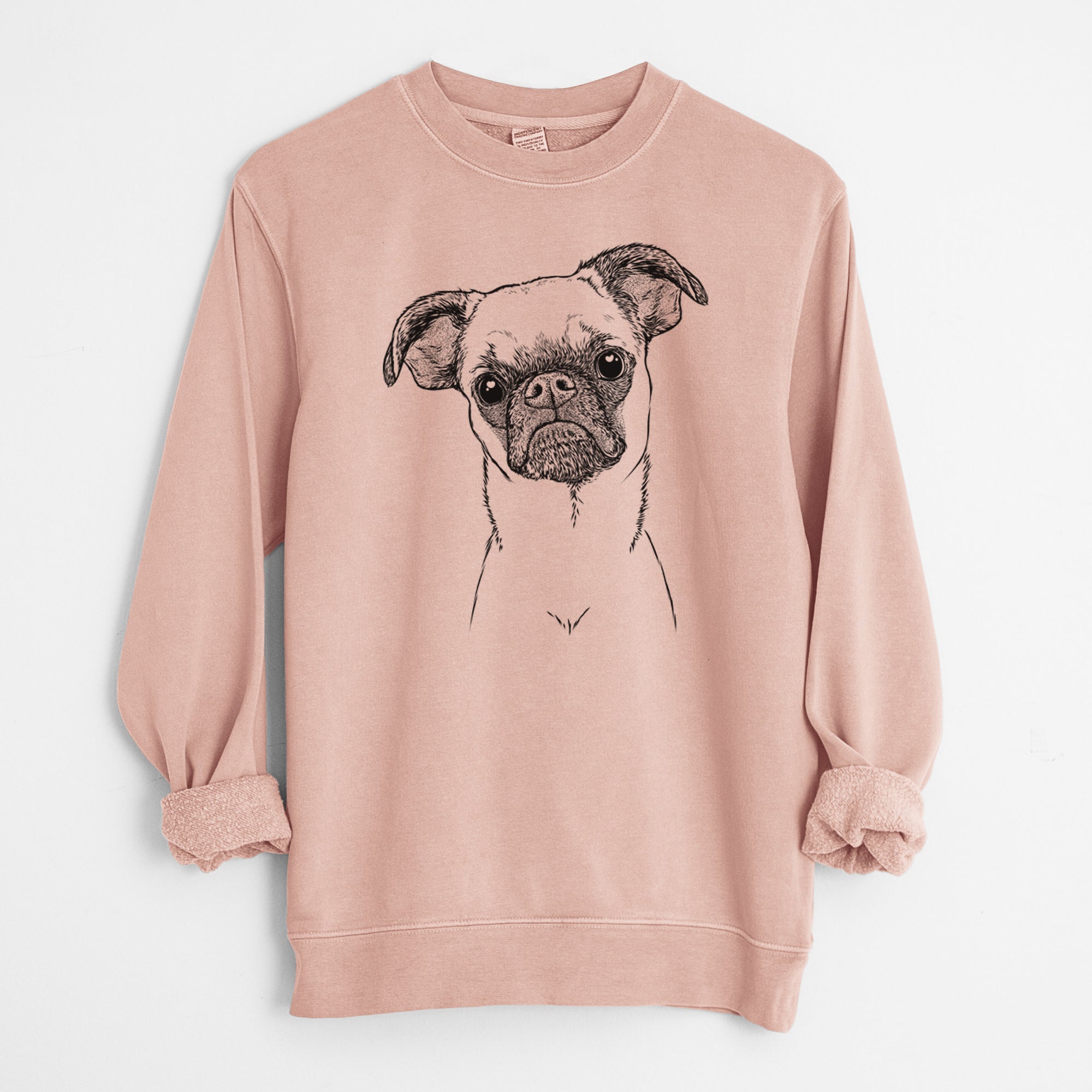 Bare Groot the Brussels Griffon - Unisex Pigment Dyed Crew Sweatshirt