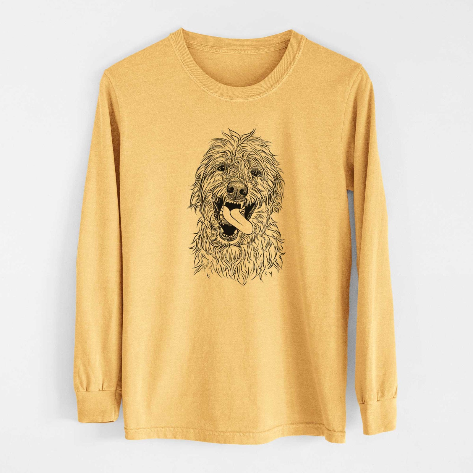 Bare Groot the Irish Wolfhound - Heavyweight 100% Cotton Long Sleeve