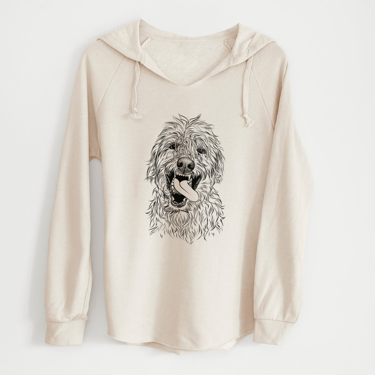 Bare Groot the Irish Wolfhound - Cali Wave Hooded Sweatshirt