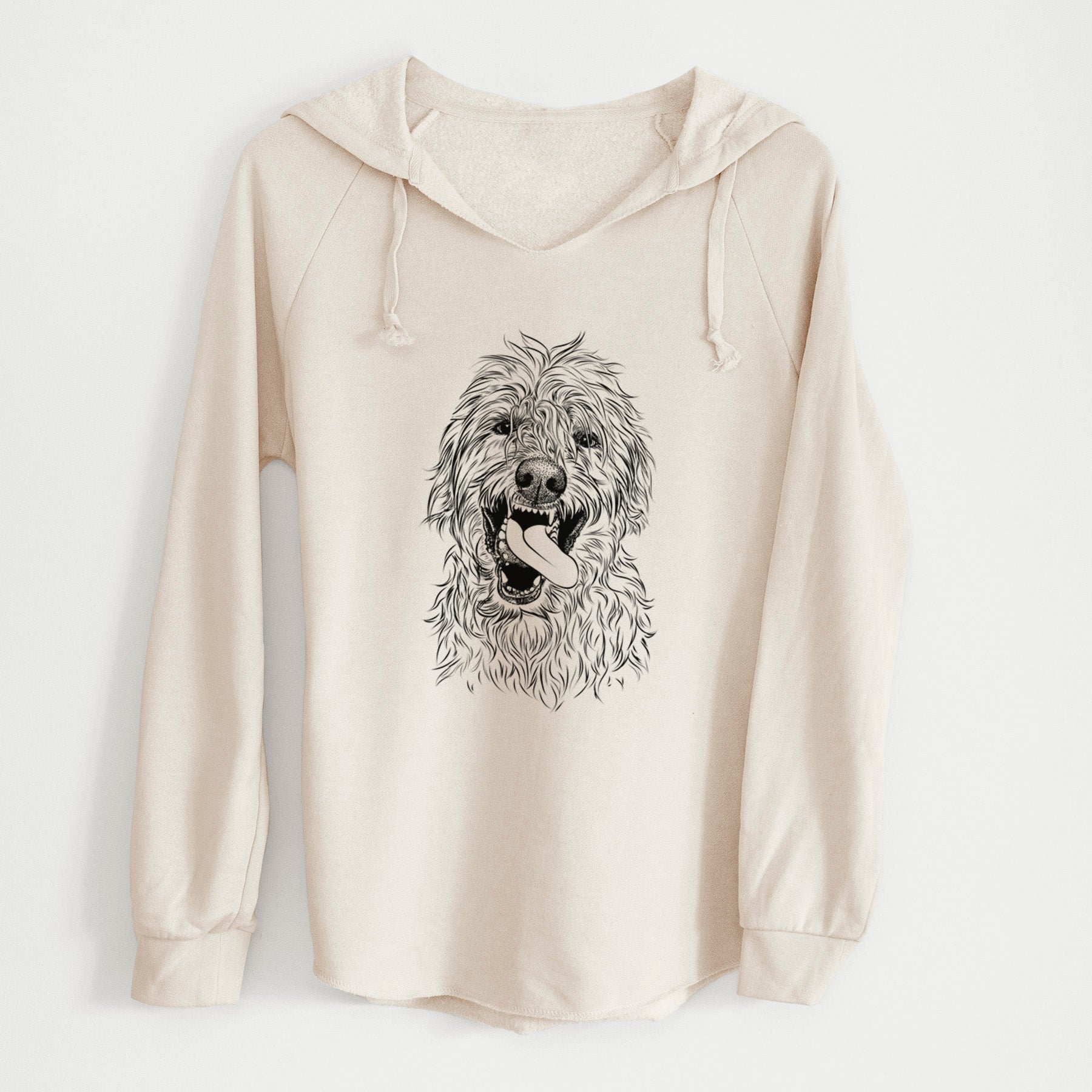 Bare Groot the Irish Wolfhound - Cali Wave Hooded Sweatshirt