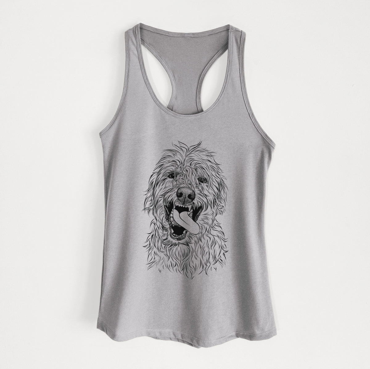 Groot the Irish Wolfhound - Women&#39;s Racerback Tanktop