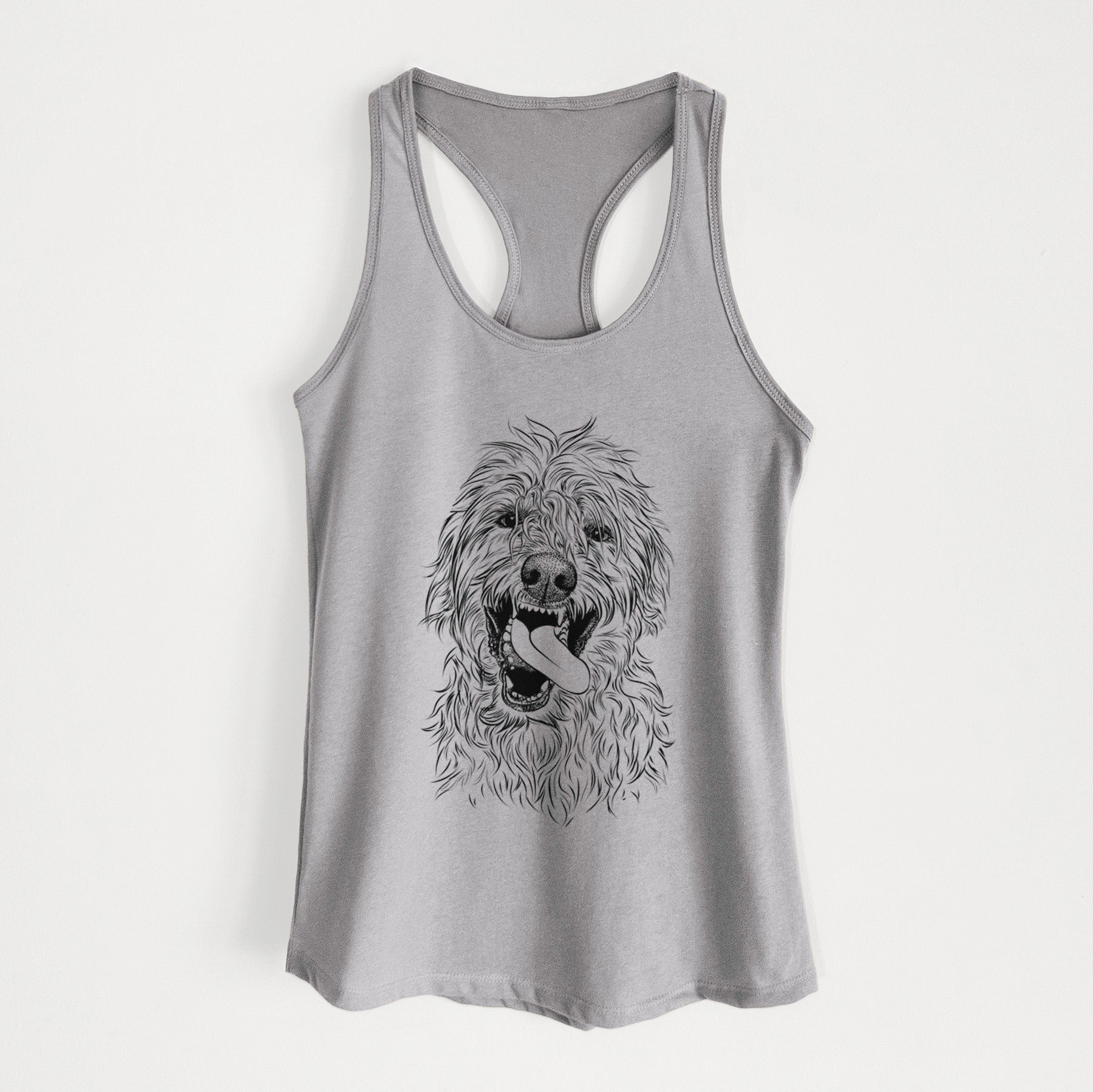 Groot the Irish Wolfhound - Women's Racerback Tanktop