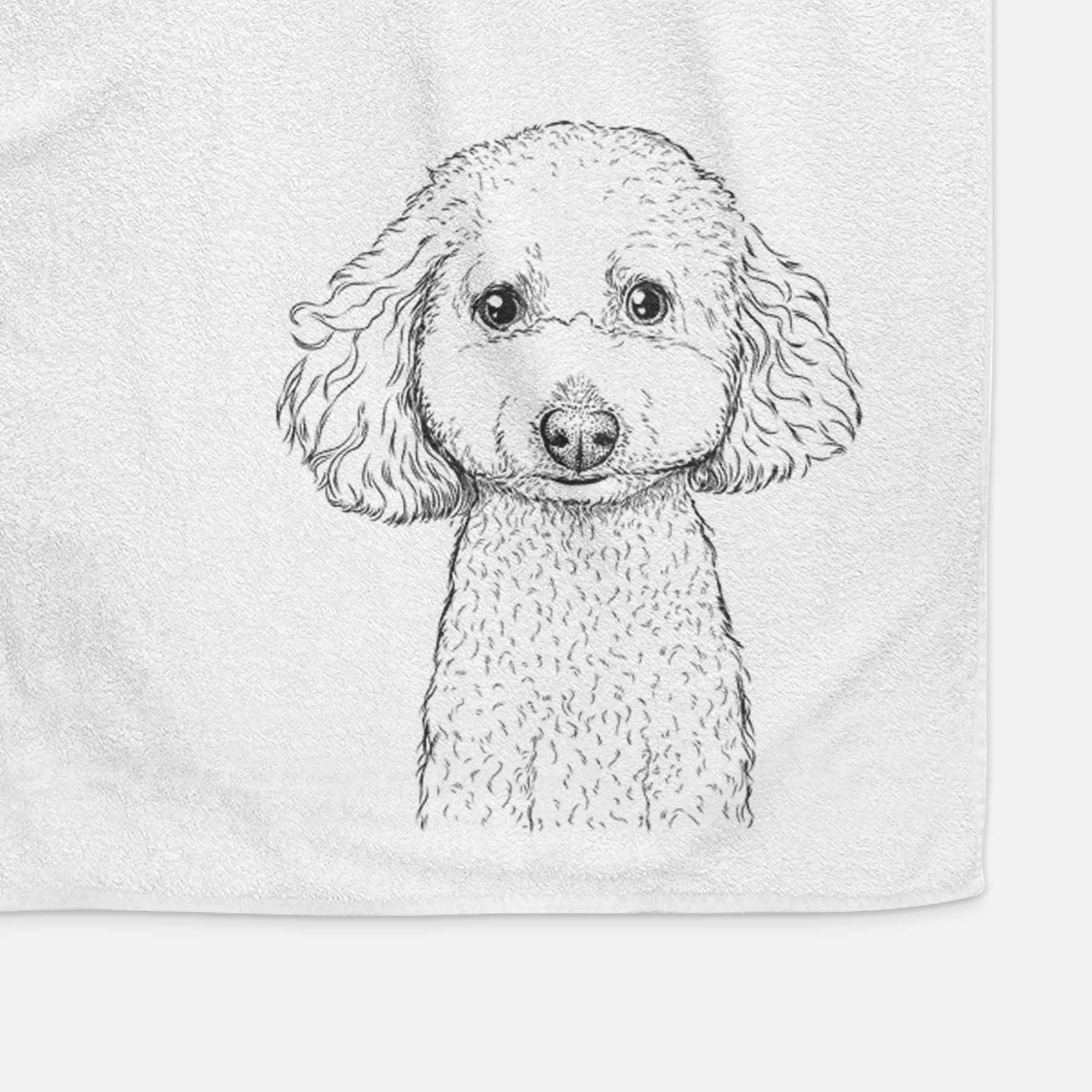 Guinness the Toy Poodle Mix Decorative Hand Towel