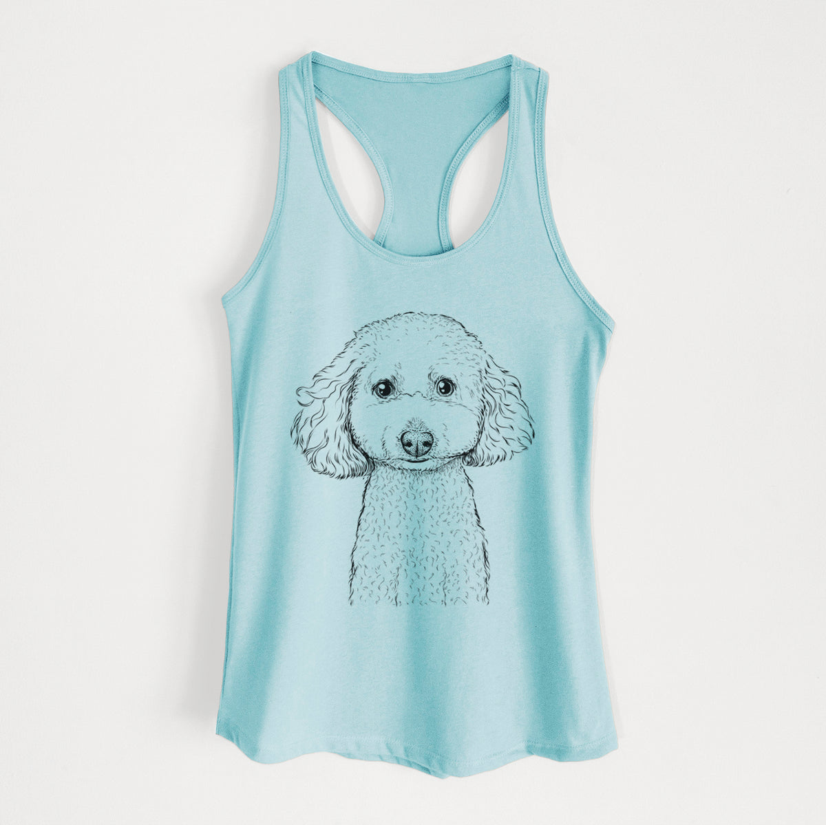 Guinness the Toy Poodle Mix - Women's Racerback Tanktop