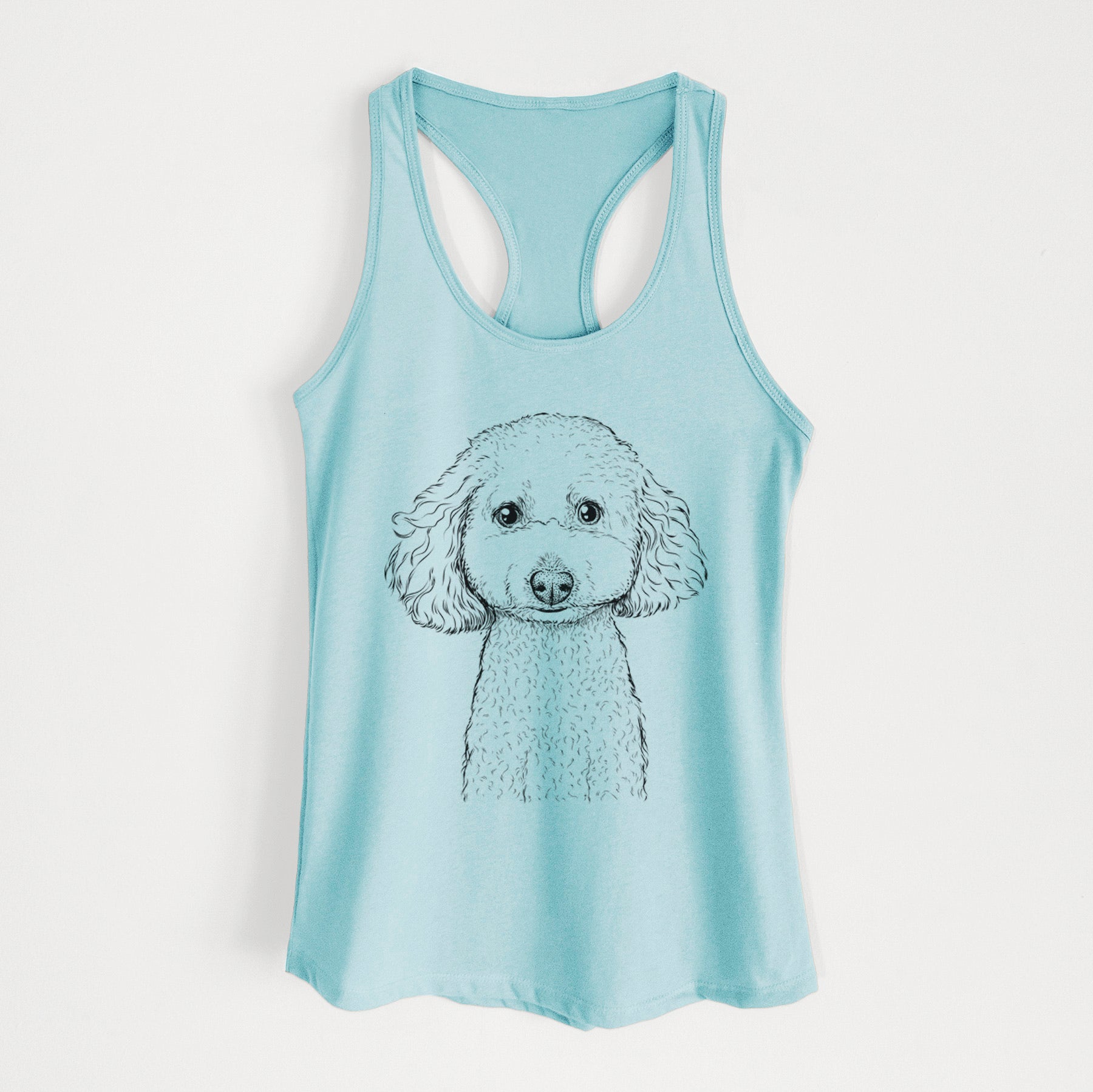 Guinness the Toy Poodle Mix - Women's Racerback Tanktop