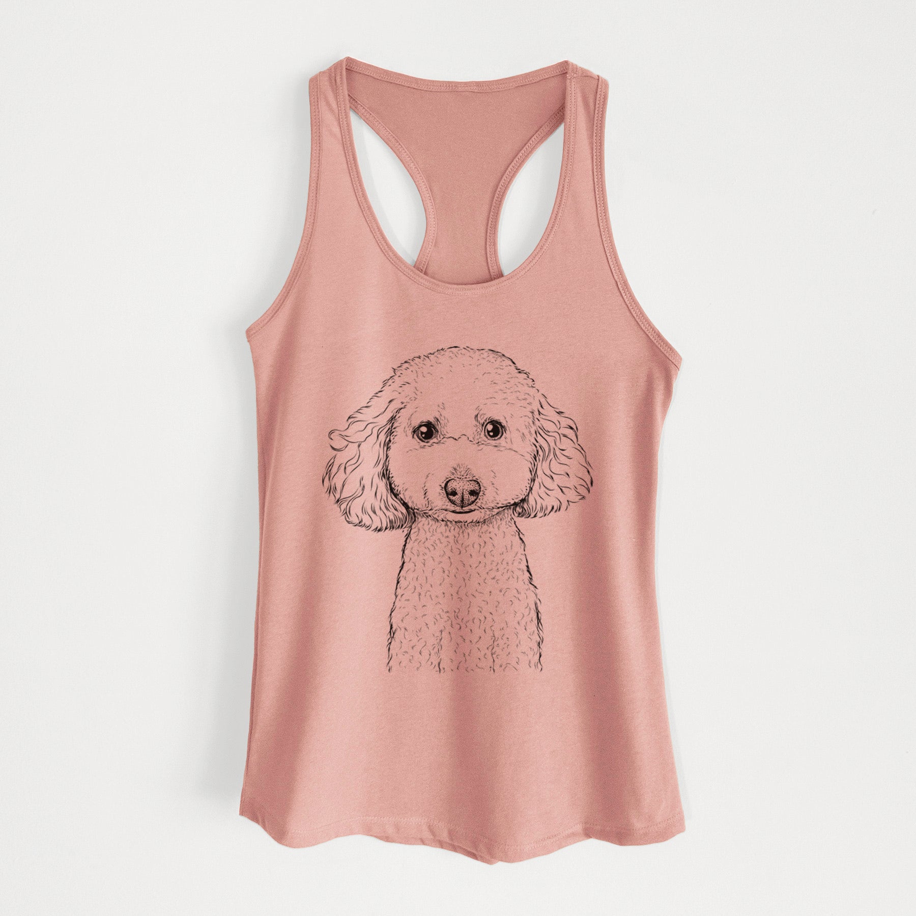 Guinness the Toy Poodle Mix - Women's Racerback Tanktop