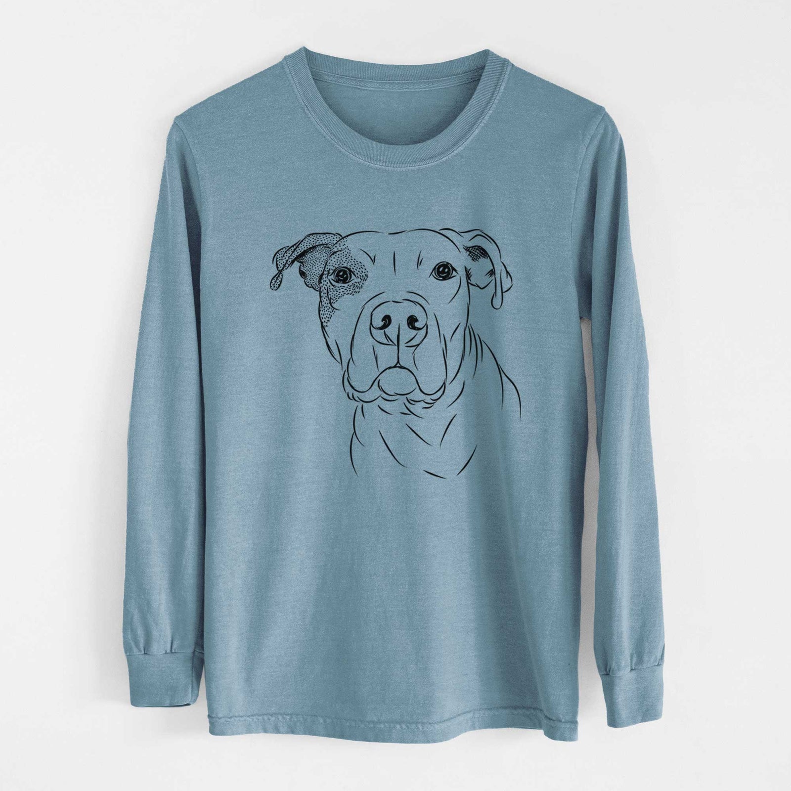 Bare Gummy the Pitbull - Heavyweight 100% Cotton Long Sleeve