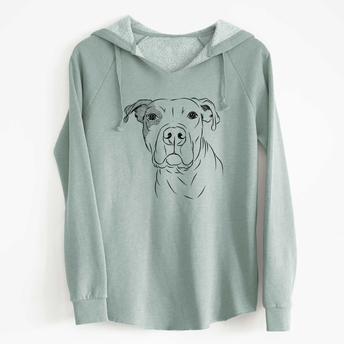 Bare Gummy the Pitbull - Cali Wave Hooded Sweatshirt