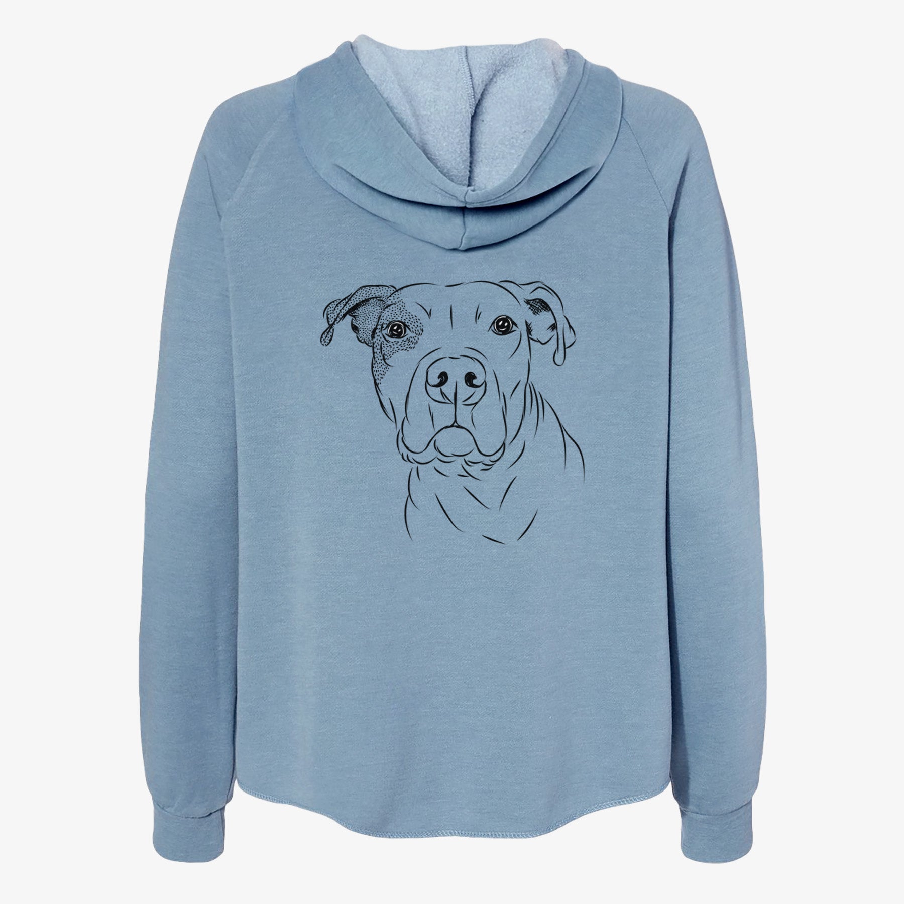 Gummy the Pitbull - Women's Cali Wave Zip-Up Sweatshirt