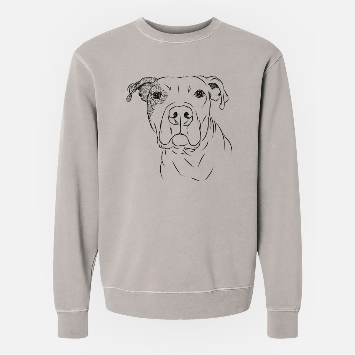 Bare Gummy the Pitbull - Unisex Pigment Dyed Crew Sweatshirt