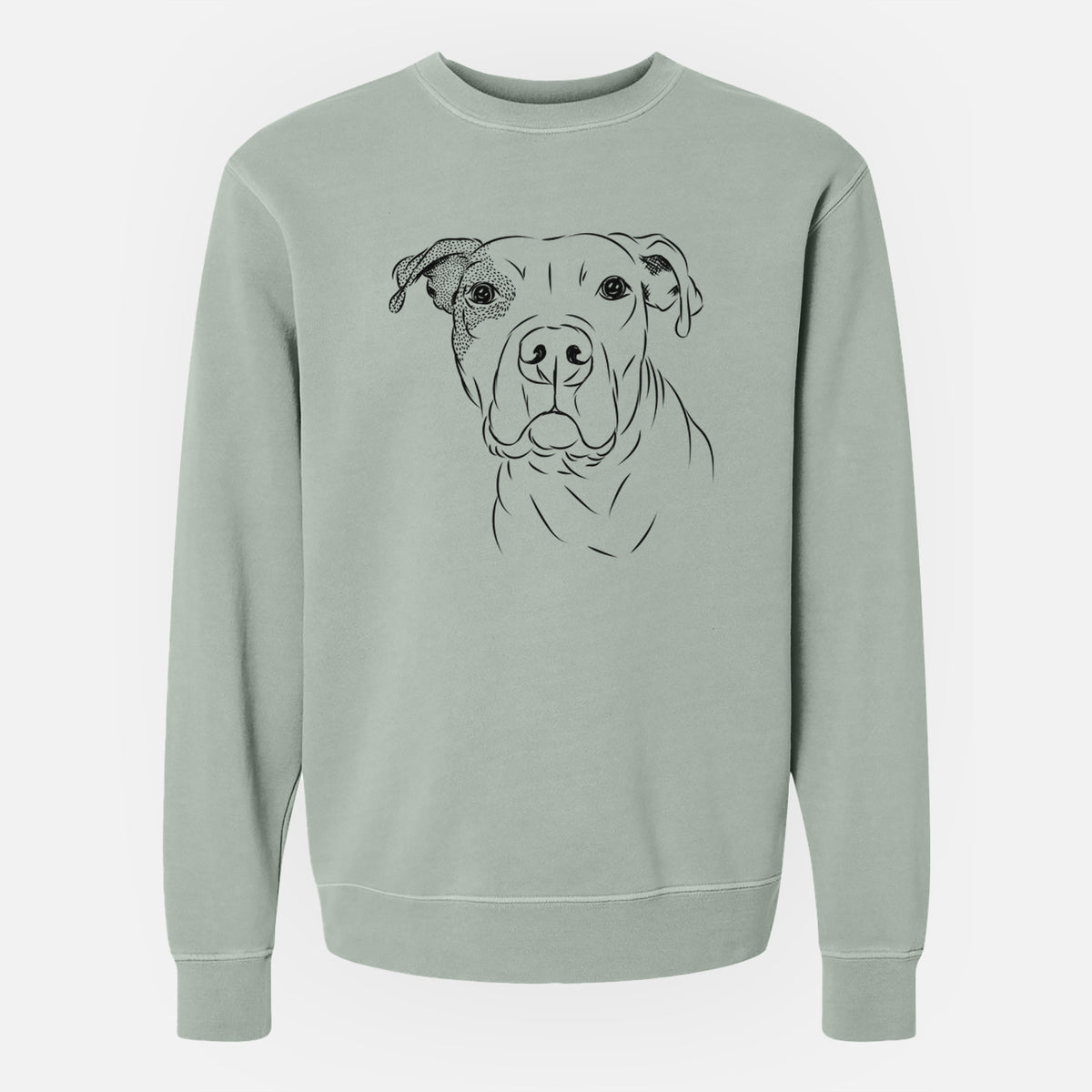 Bare Gummy the Pitbull - Unisex Pigment Dyed Crew Sweatshirt