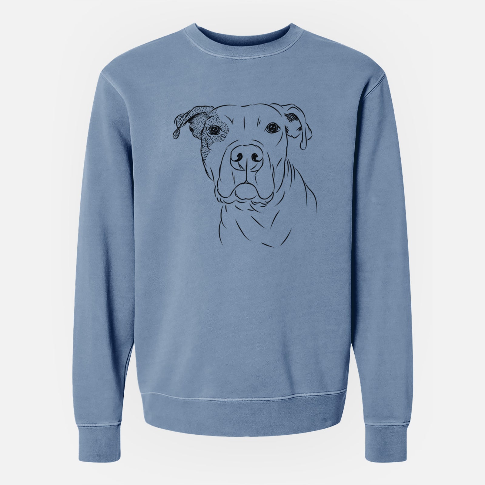 Bare Gummy the Pitbull - Unisex Pigment Dyed Crew Sweatshirt