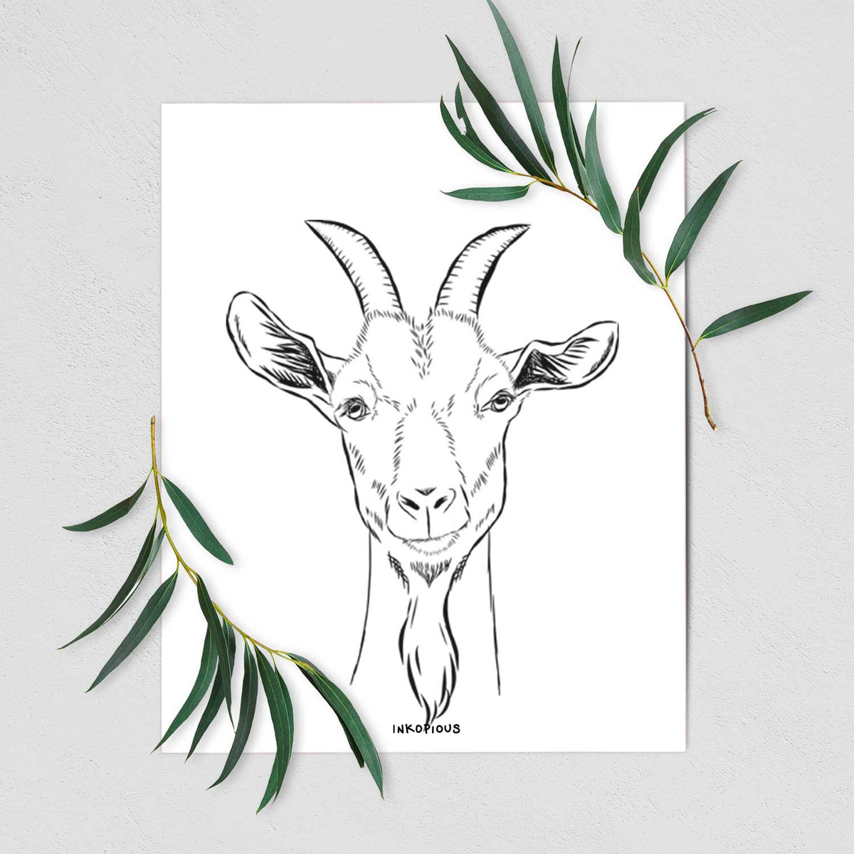 Gunnar the Goat Art Print