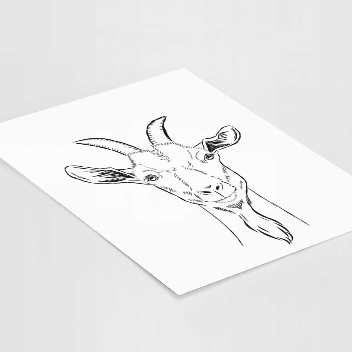 Gunnar the Goat Art Print