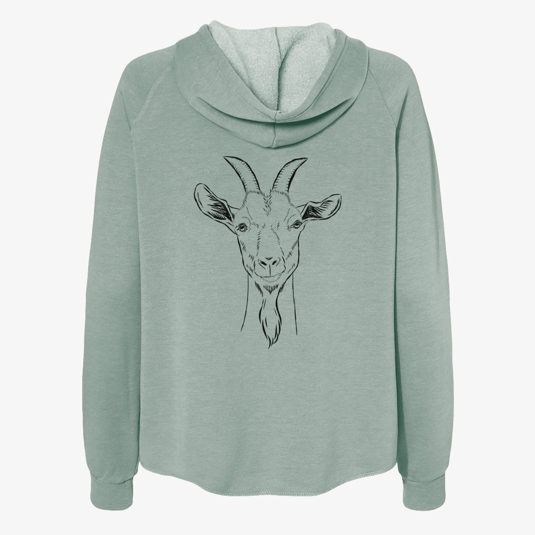 Gunnar the Goat - Women's Cali Wave Zip-Up Sweatshirt