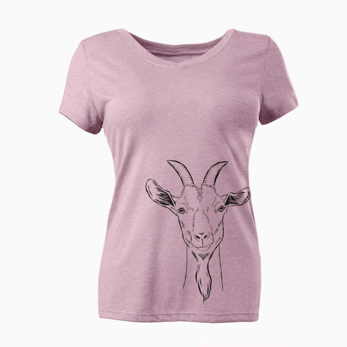 Bare Gunnar the Goat - Women's V-neck Shirt