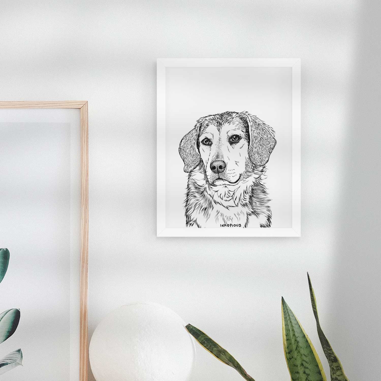 Gunner the Beagle Mix Art Print