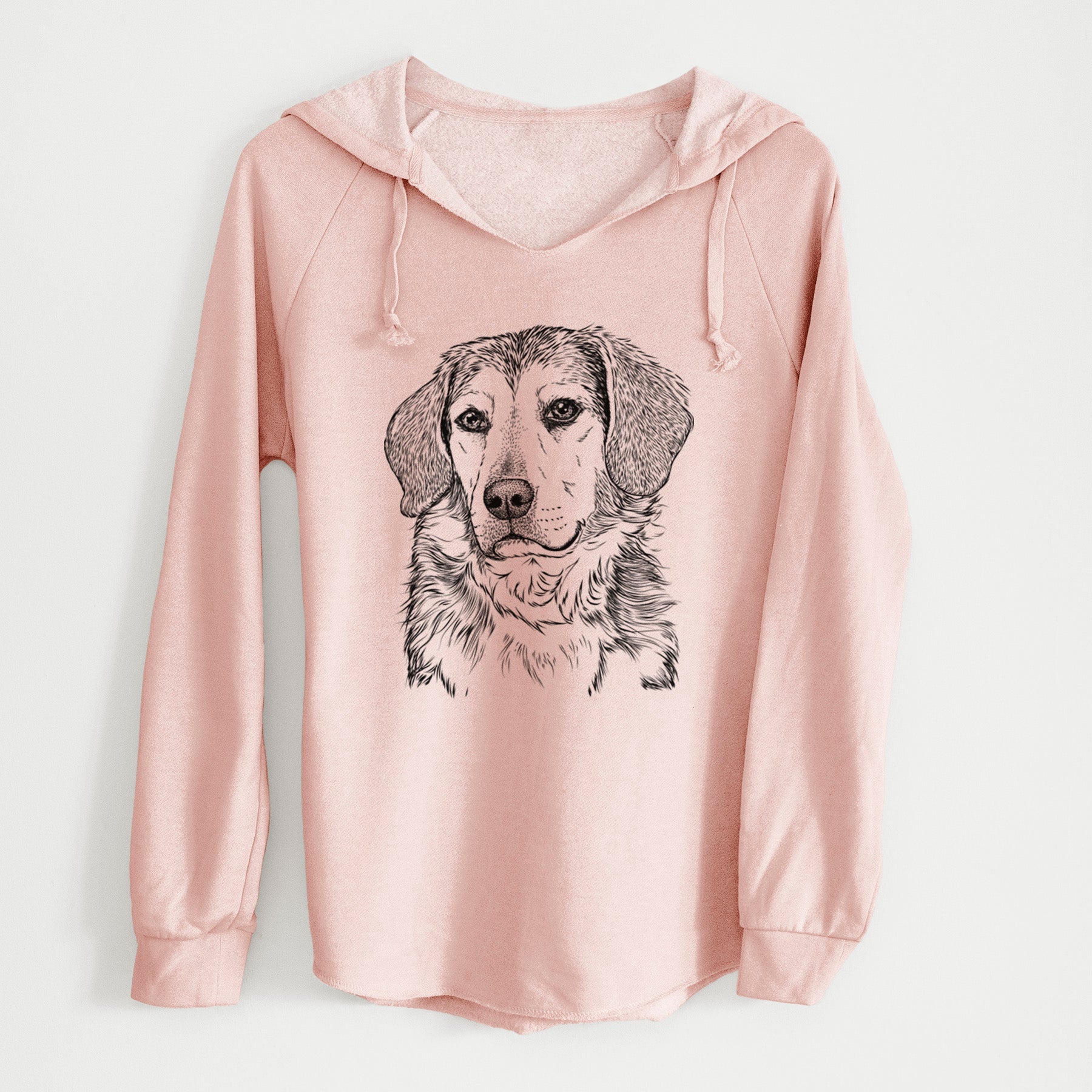 Bare Gunner the Beagle Mix - Cali Wave Hooded Sweatshirt