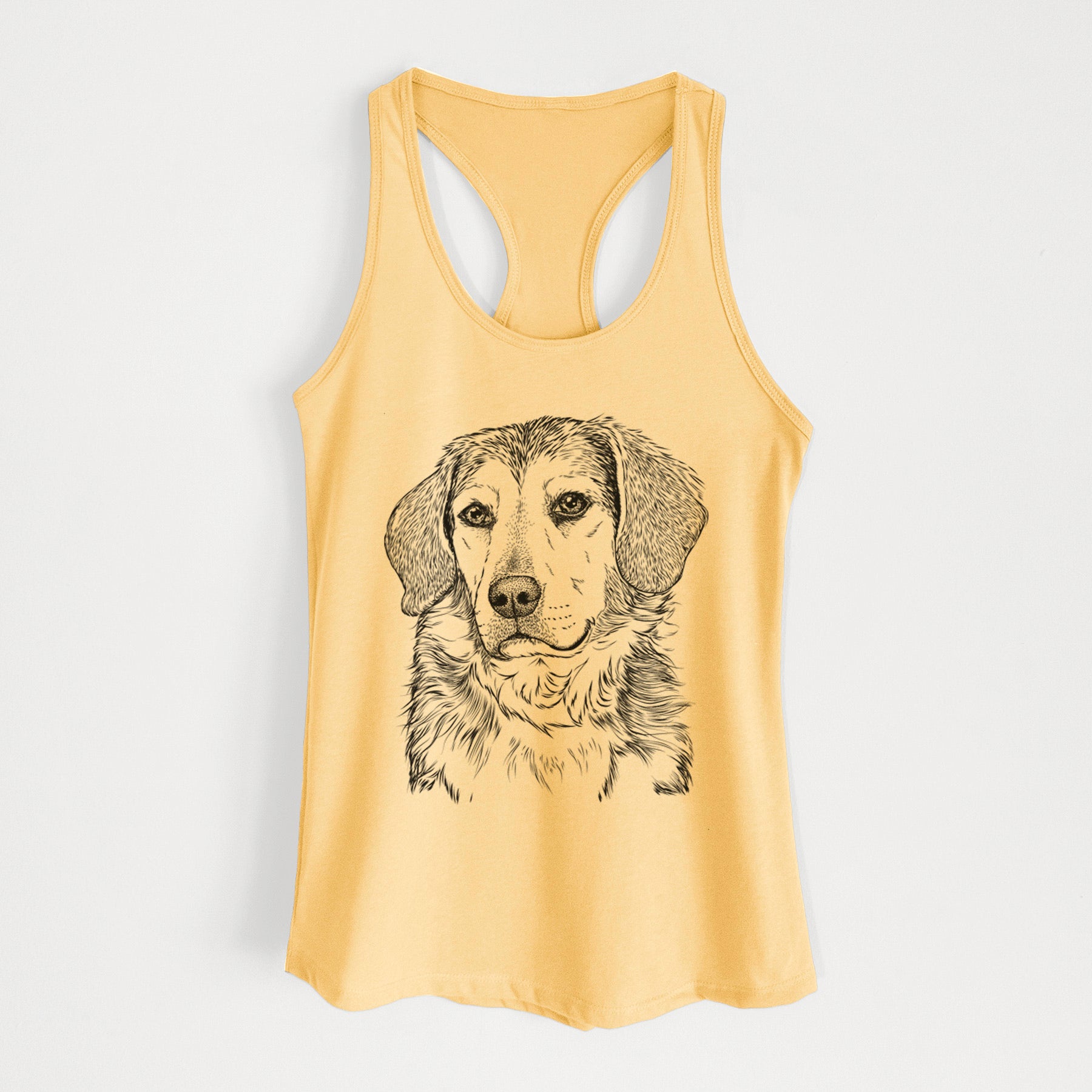 Gunner the Beagle Mix - Women's Racerback Tanktop