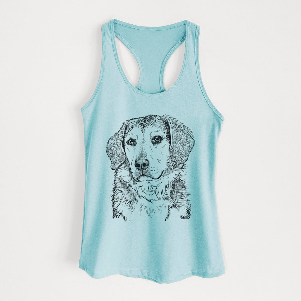 Gunner the Beagle Mix - Women's Racerback Tanktop