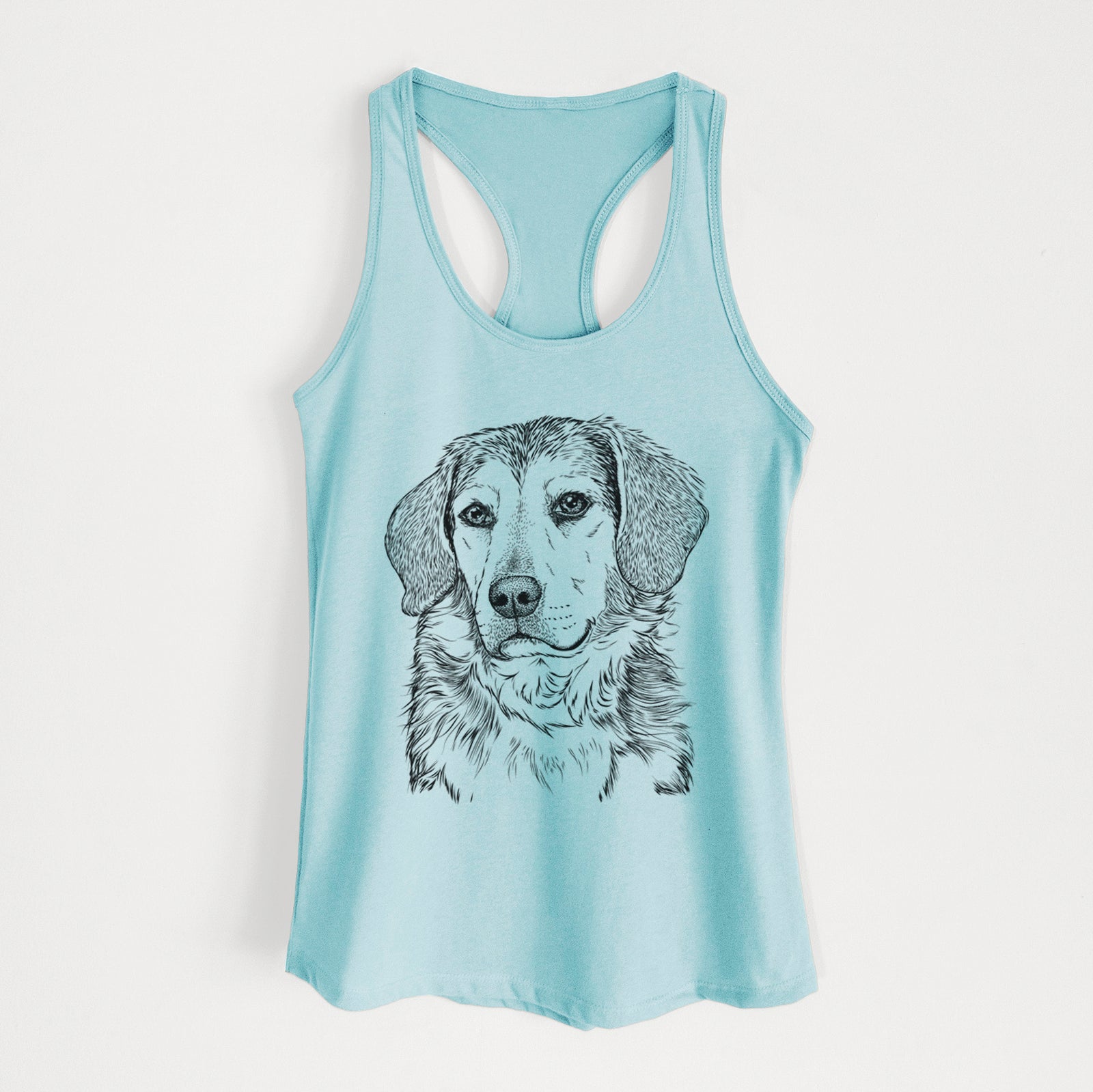 Gunner the Beagle Mix - Women's Racerback Tanktop