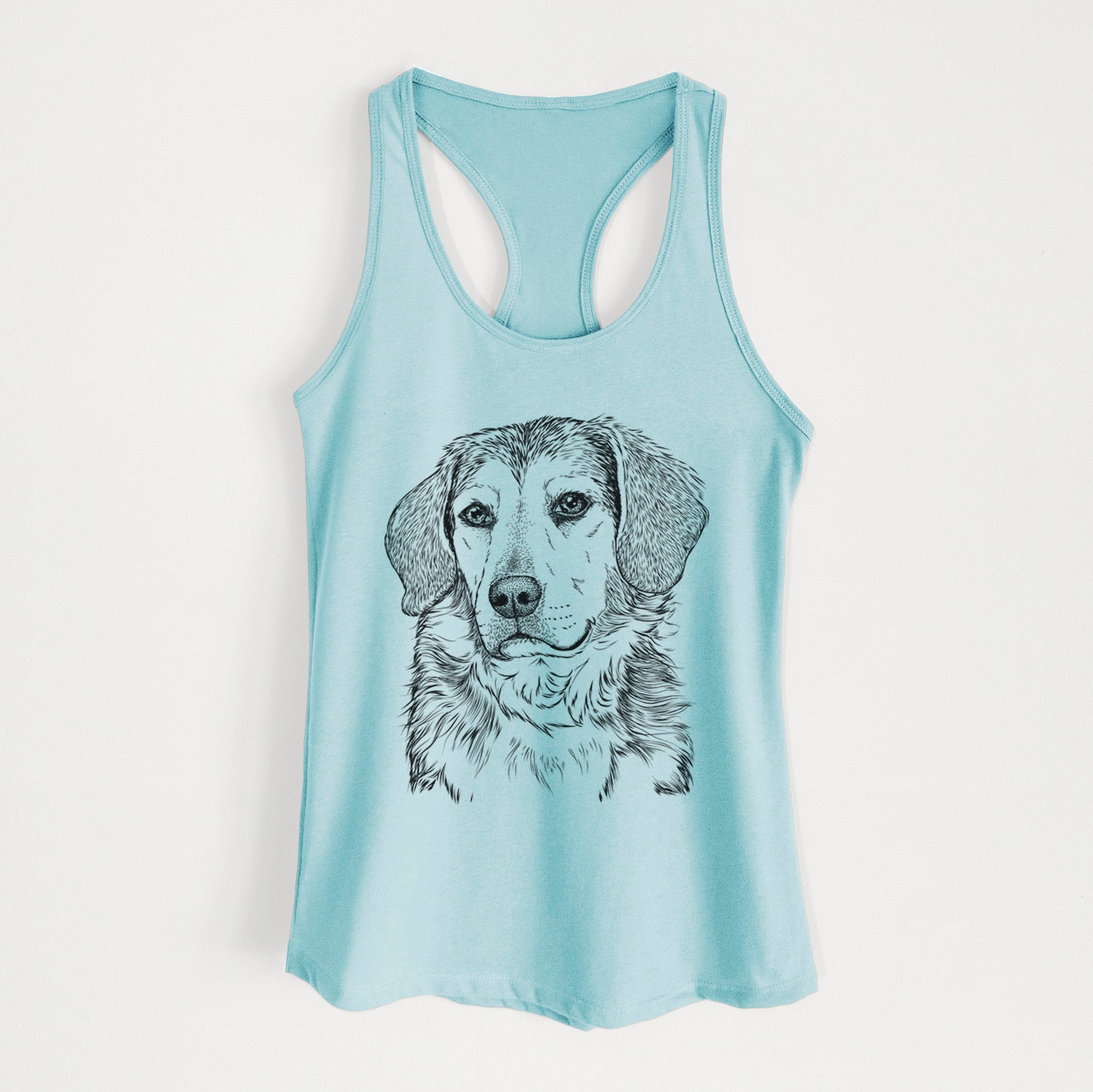 Gunner the Beagle Mix - Women's Racerback Tanktop