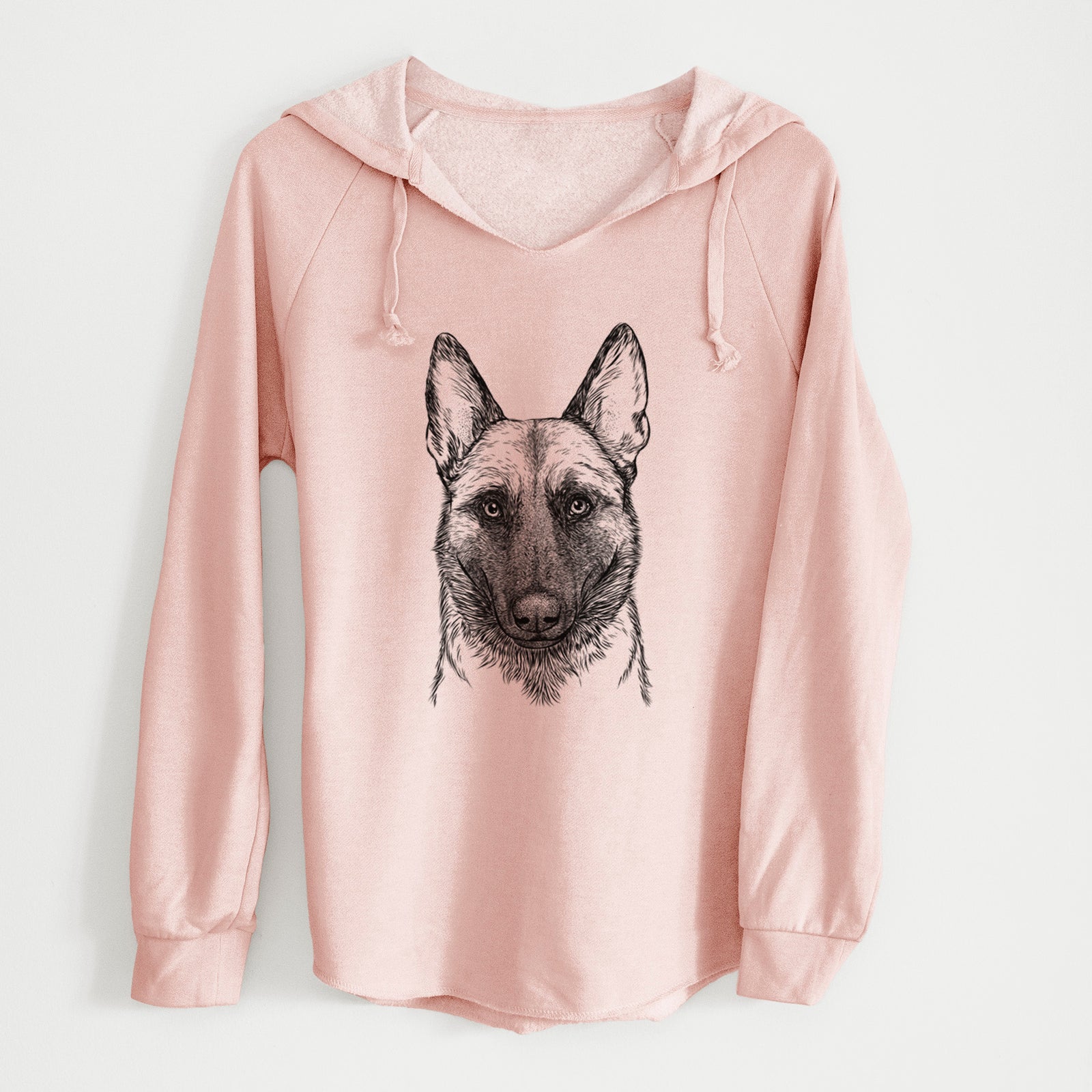 Bare Gunther the Belgian Malinois - Cali Wave Hooded Sweatshirt