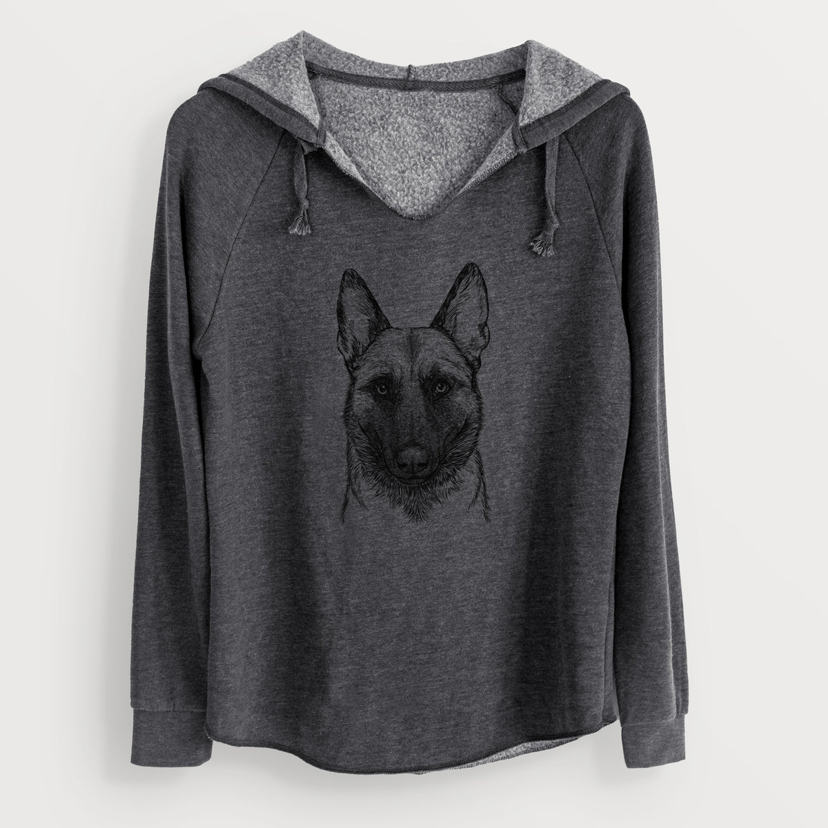 Bare Gunther the Belgian Malinois - Cali Wave Hooded Sweatshirt