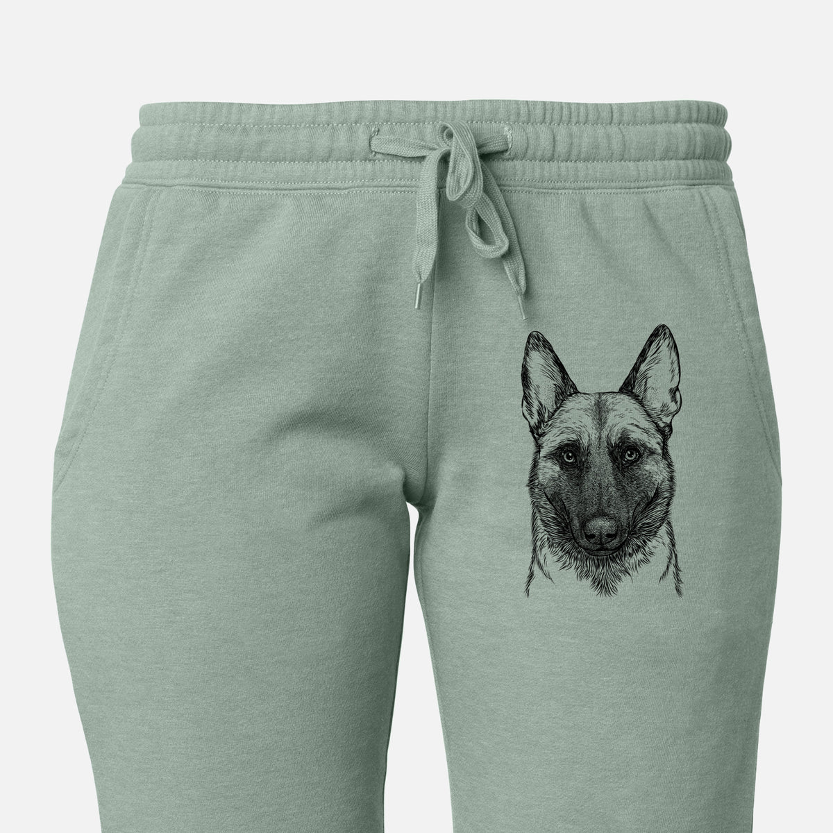 Gunther the Belgian Malinois - Women's Cali Wave Joggers