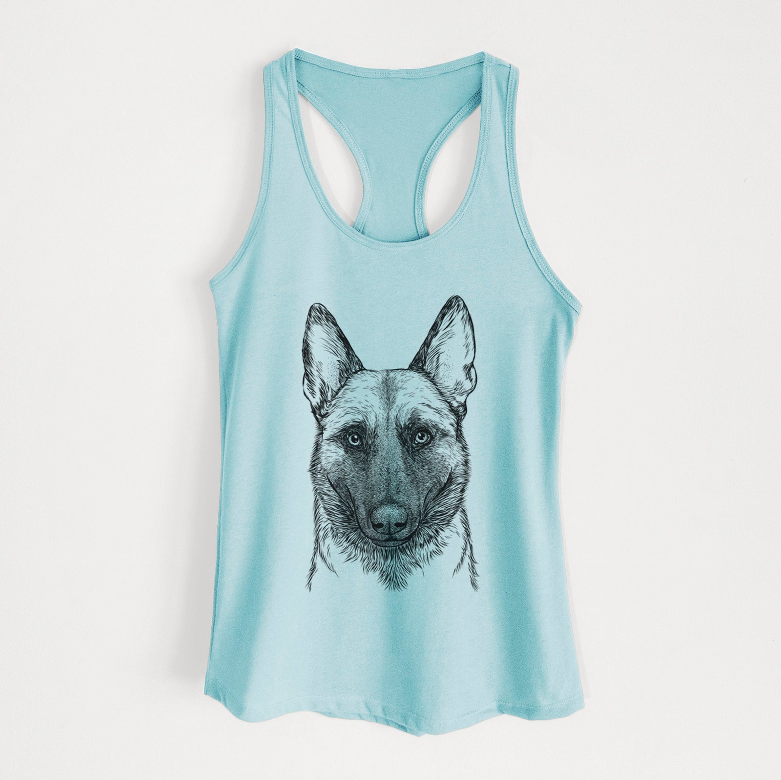 Gunther the Belgian Malinois - Women's Racerback Tanktop