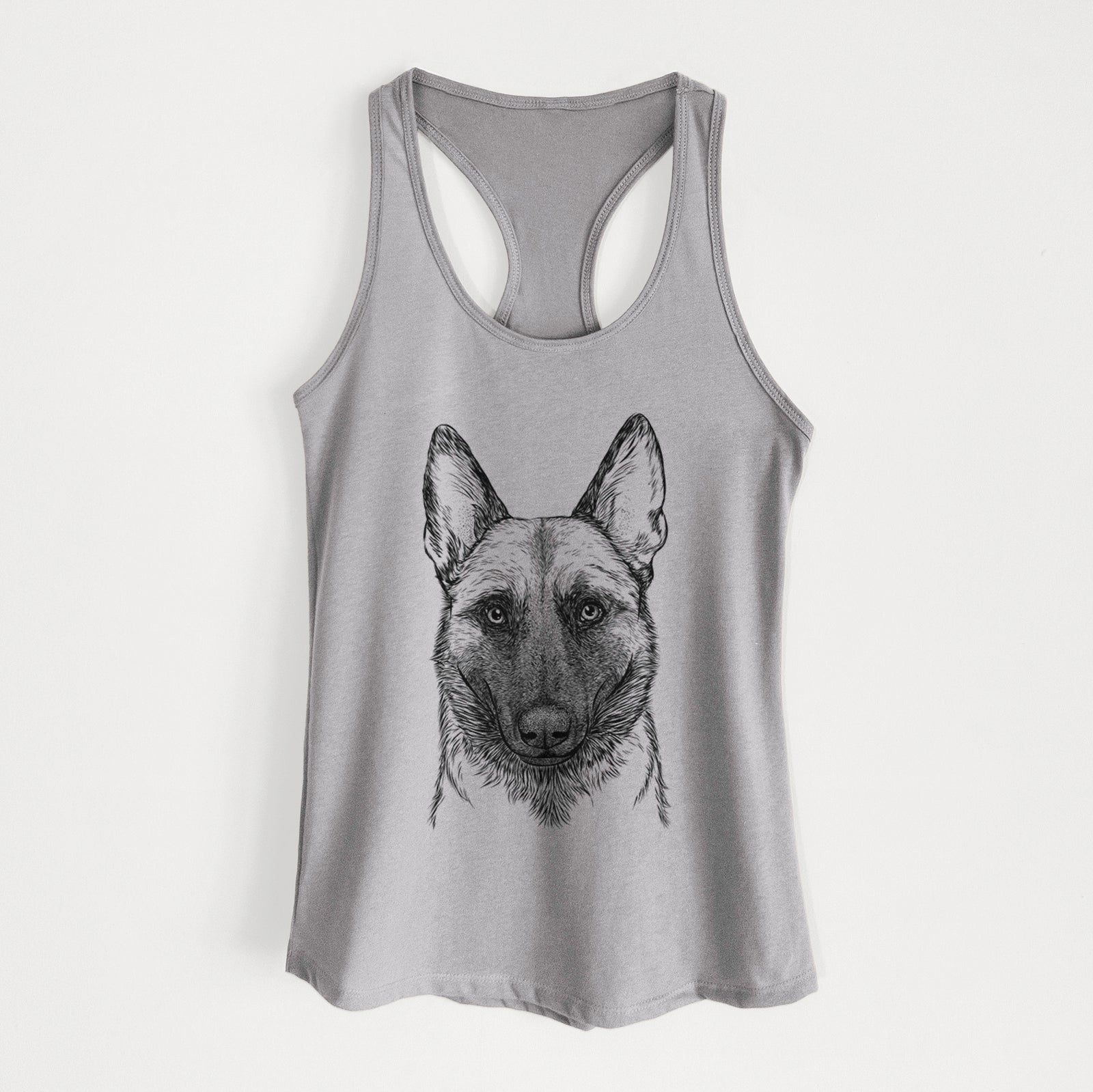 Gunther the Belgian Malinois - Women's Racerback Tanktop