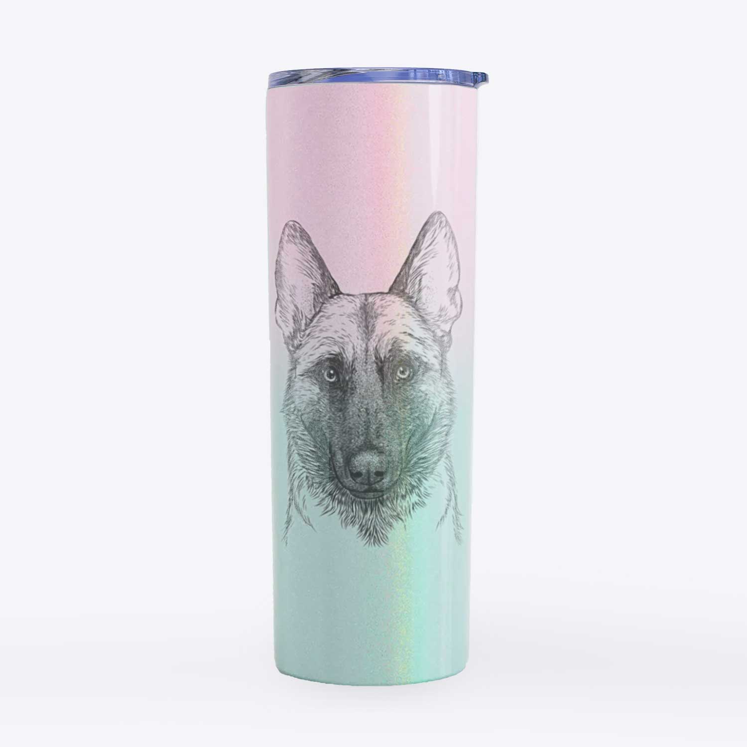 Gunther the Belgian Malinois - 20oz Skinny Tumbler