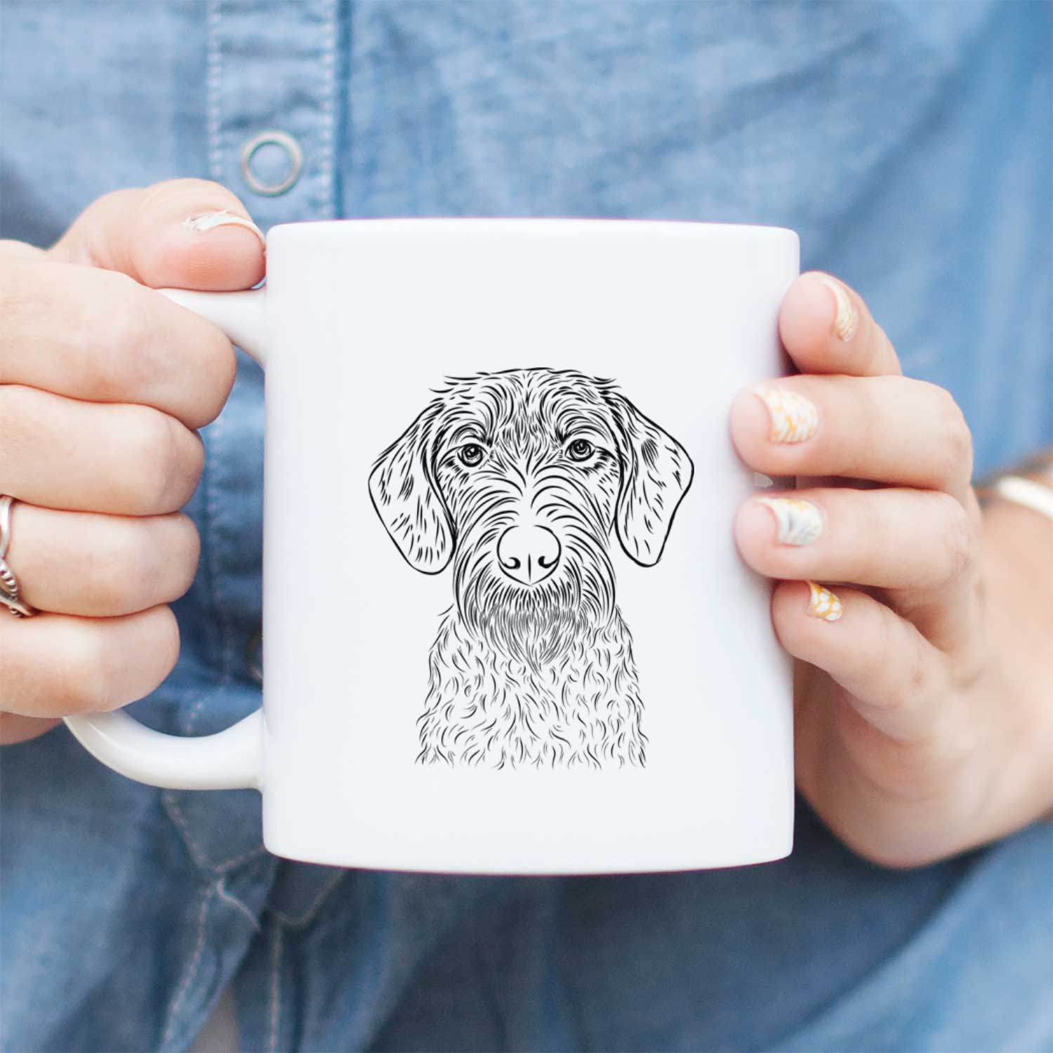 Gus the German Wirehaired Pointer - Mug
