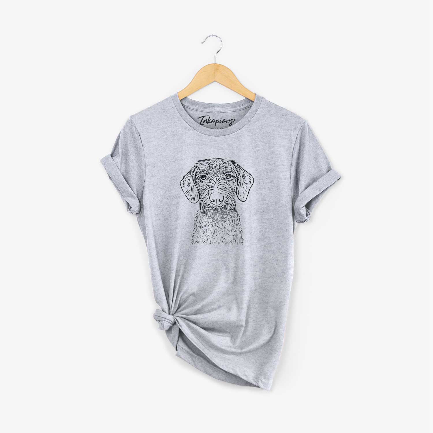 Bare Gus the German Wirehaired Pointer - Unisex Crewneck
