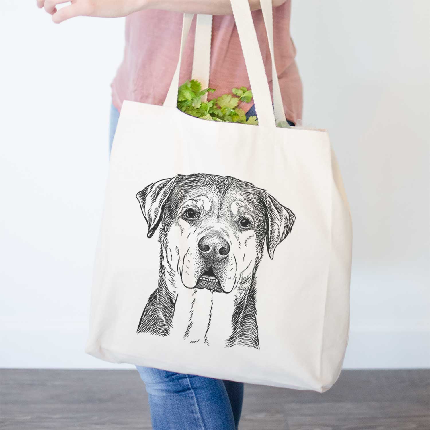 Gus the Rottweiler Mix - Tote Bag
