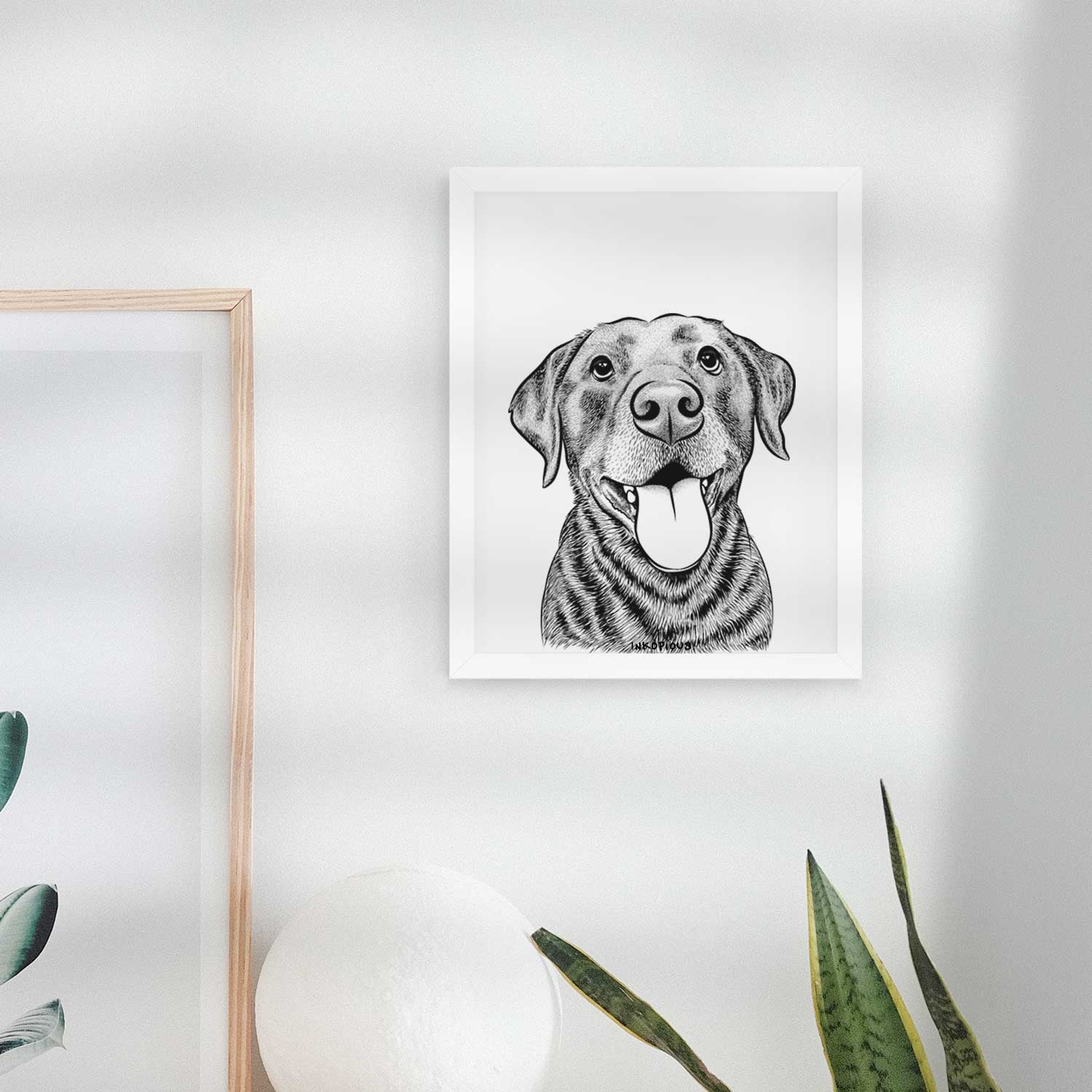 Gwen the Labrador Retriever Art Print