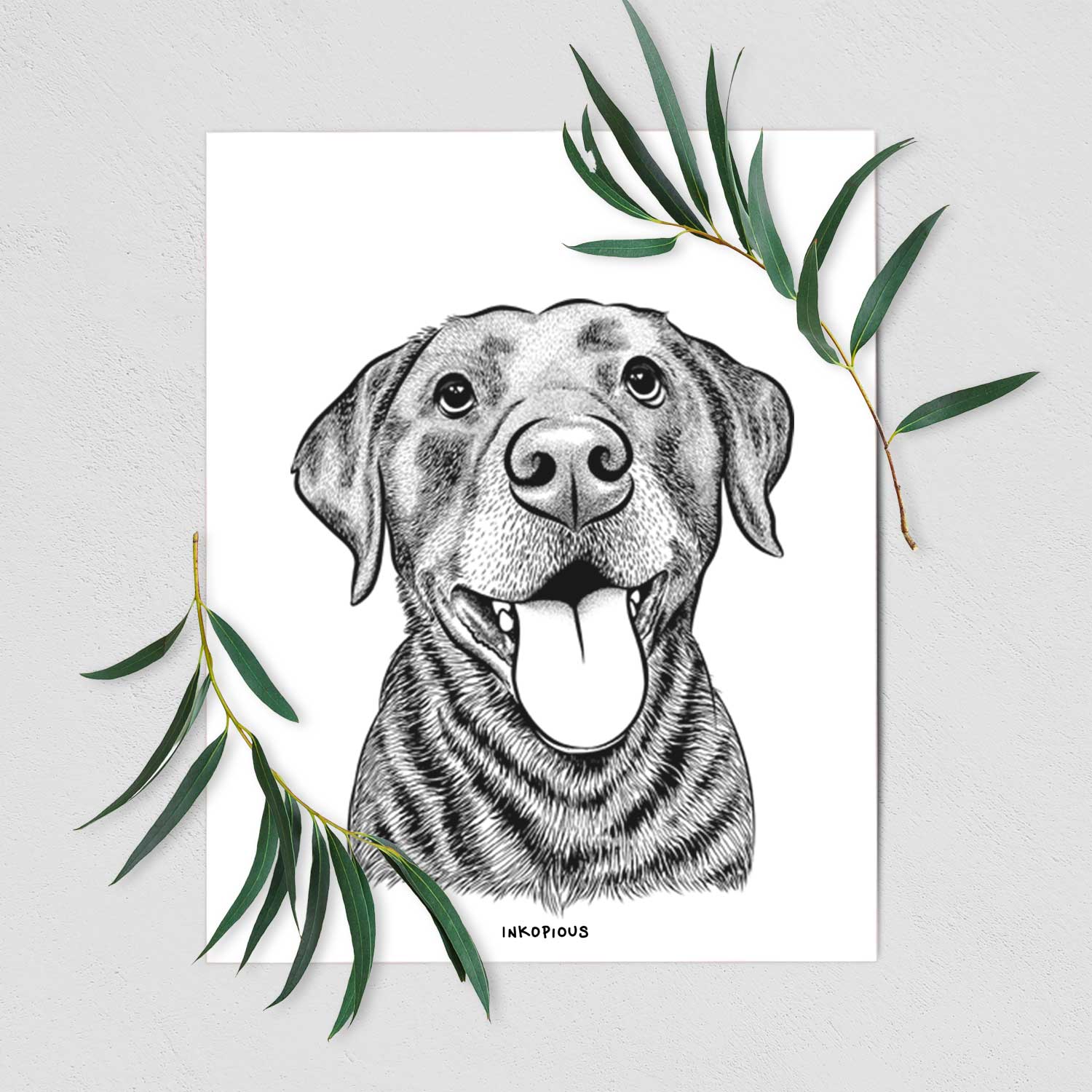 Gwen the Labrador Retriever Art Print