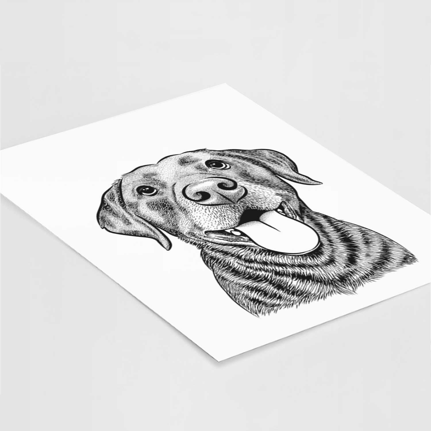 Gwen the Labrador Retriever Art Print