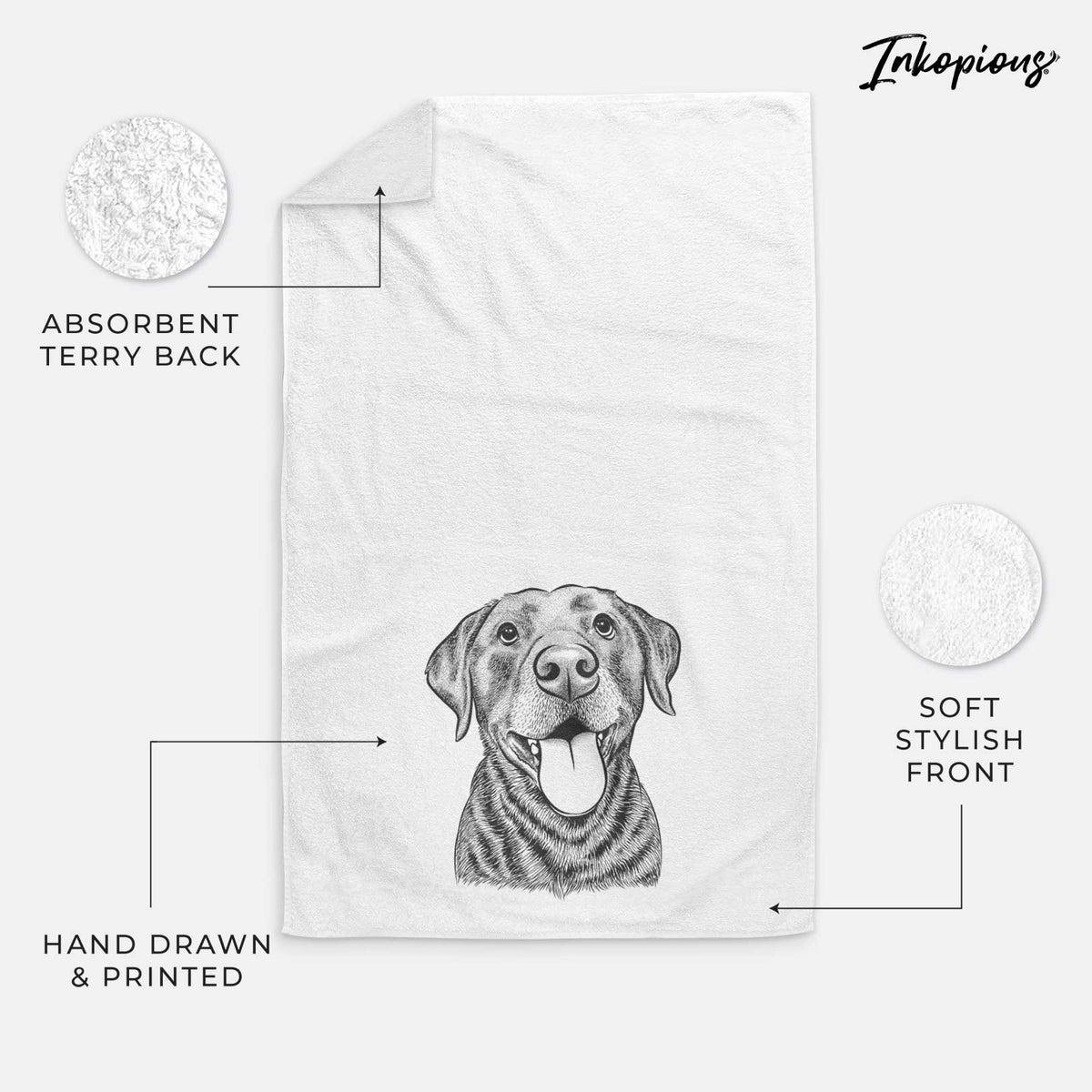 Gwen the Labrador Retriever Decorative Hand Towel