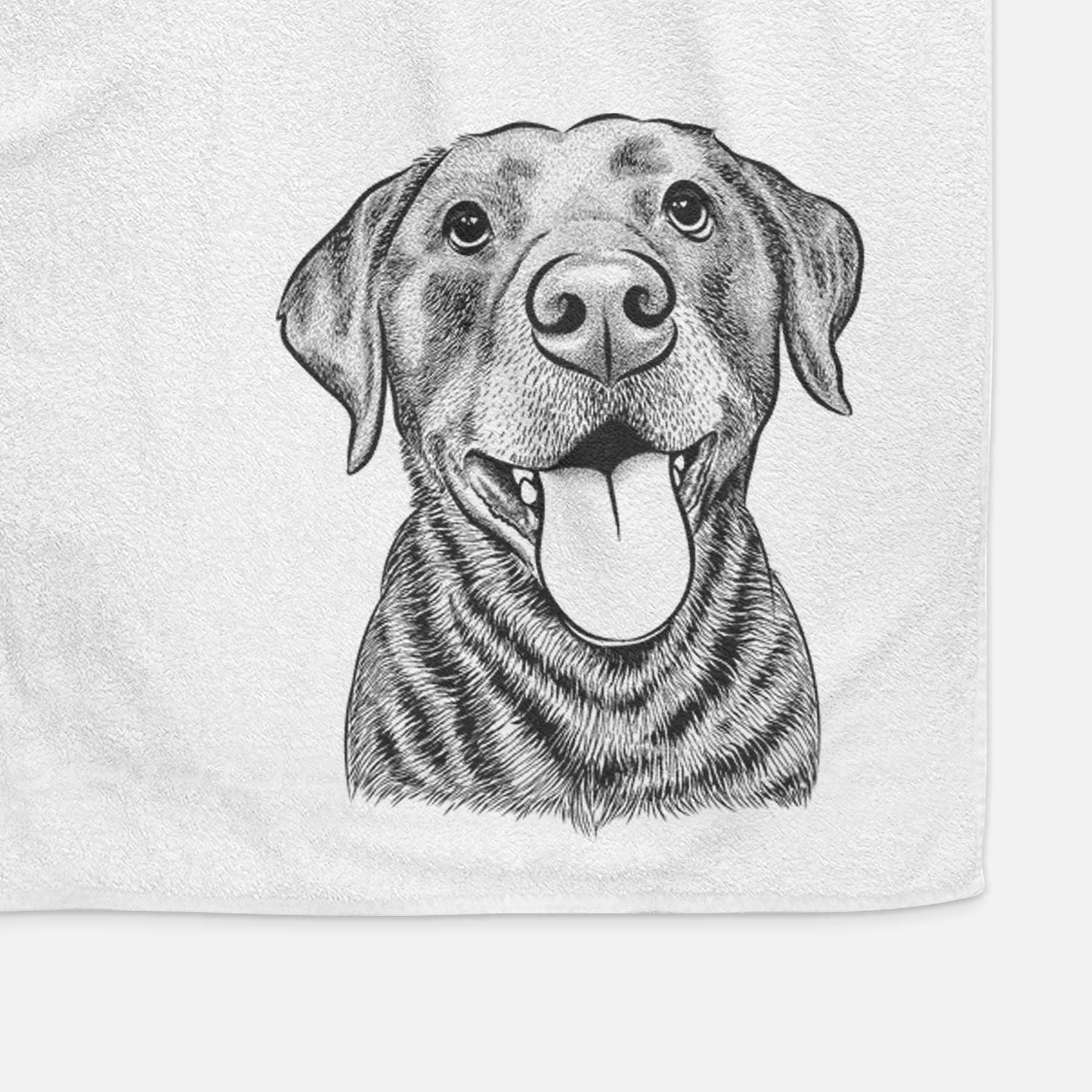 Gwen the Labrador Retriever Decorative Hand Towel