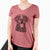 Bare Gwen the Labrador Retriever - Women's V-neck Shirt