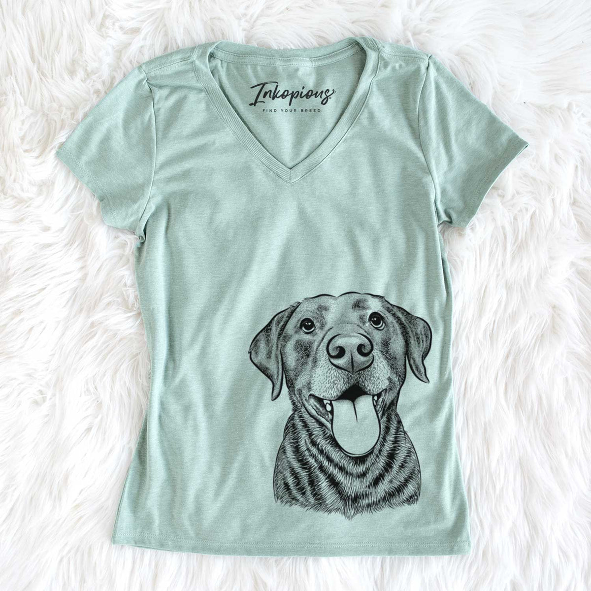 Gwen the Labrador Retriever - Women&#39;s V-neck Shirt