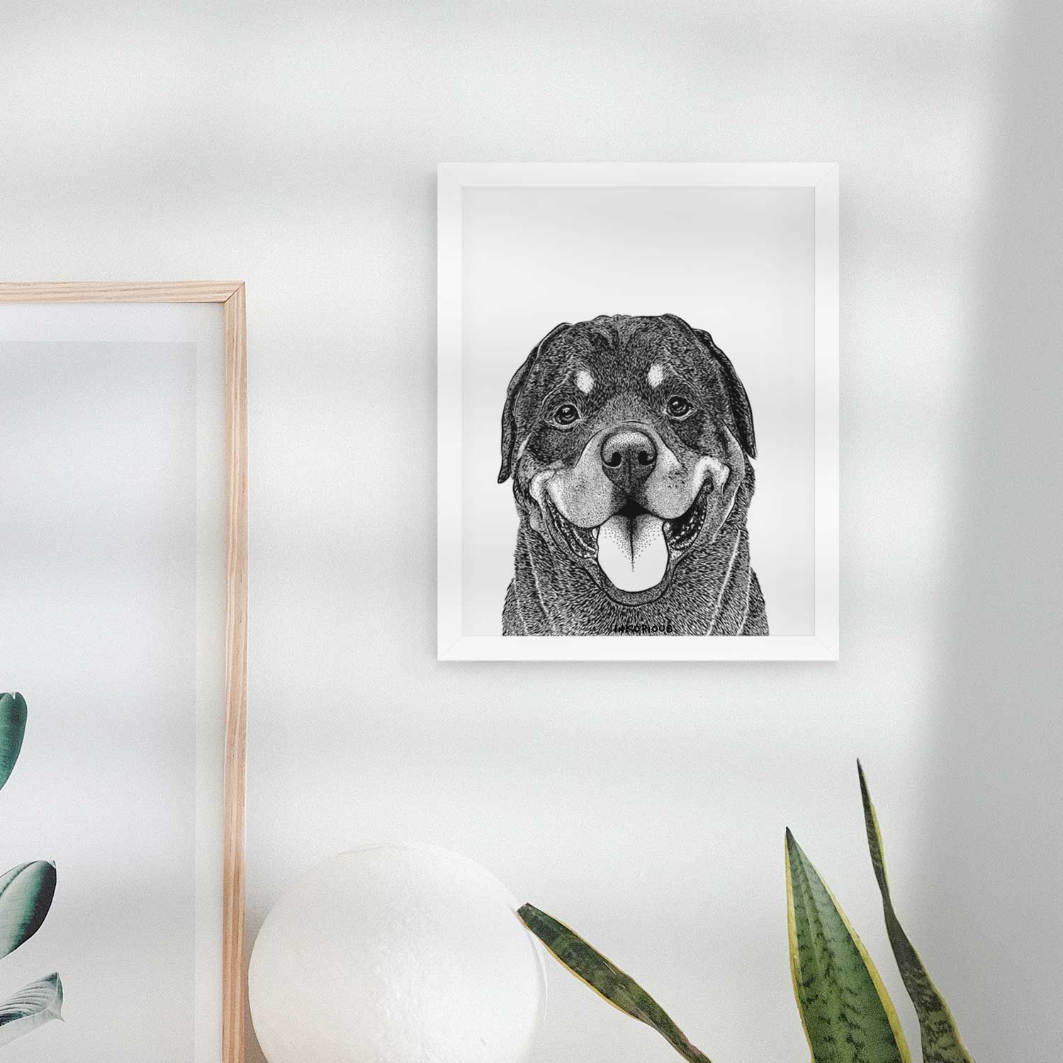 Hagan the Rottweiler Art Print